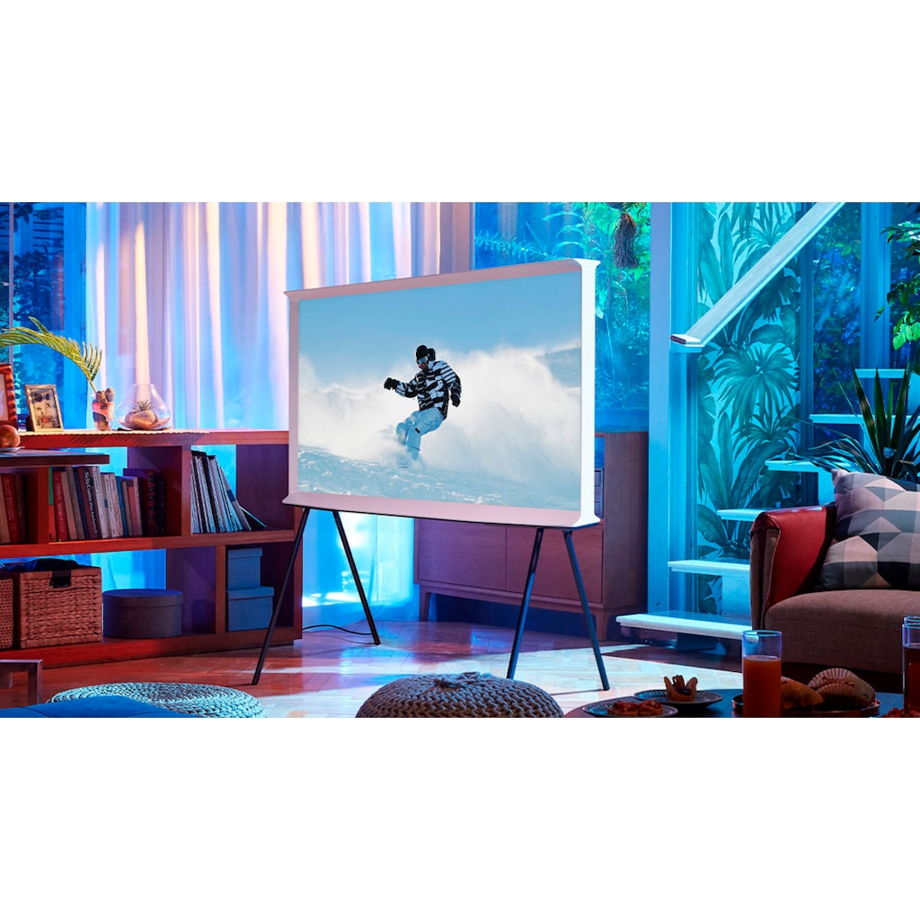 Samsung QLED-Fernseher »GQ55LS01TAU "The Serif"«, 138 cm/55 Zoll, 4K Ultra HD, Smart-TV, HDR 10+-100% Farbvolumen-Adaptive Picture