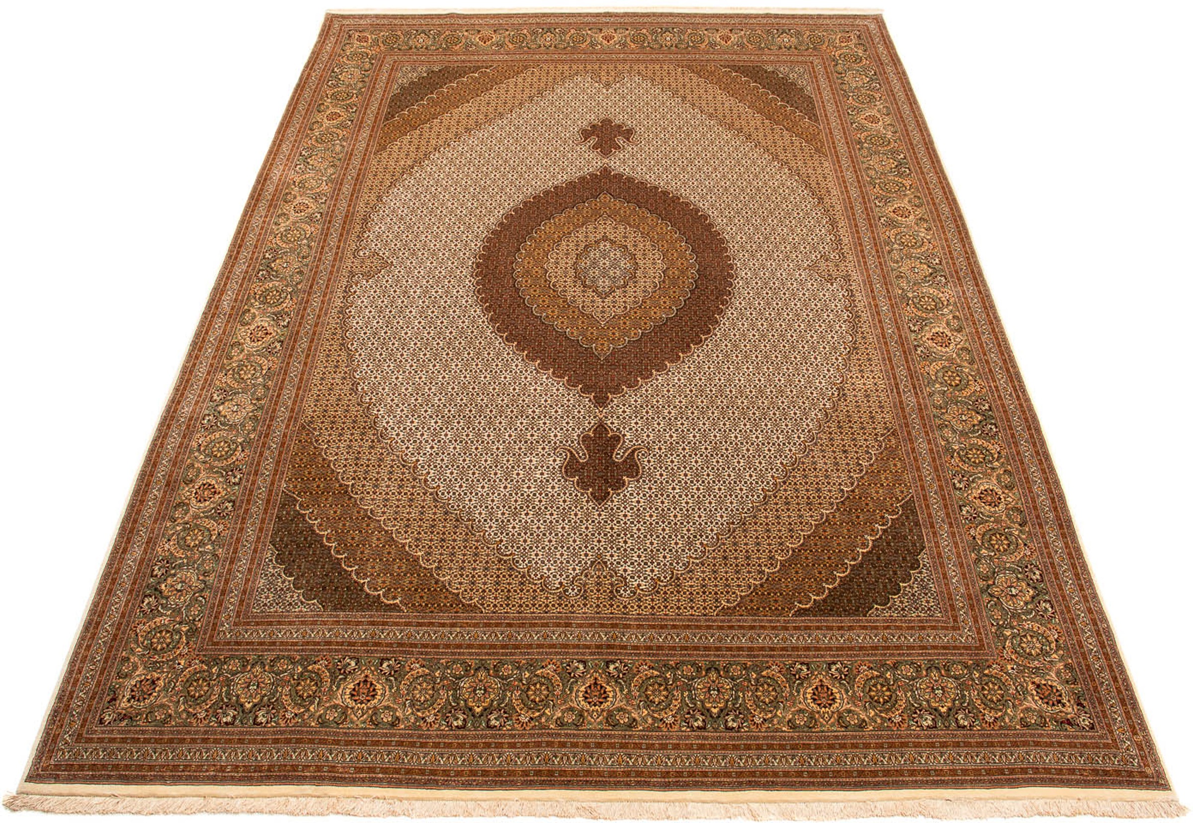 morgenland Orientteppich »Perser - Täbriz - 403 x 302 cm - hellbraun«, rech günstig online kaufen