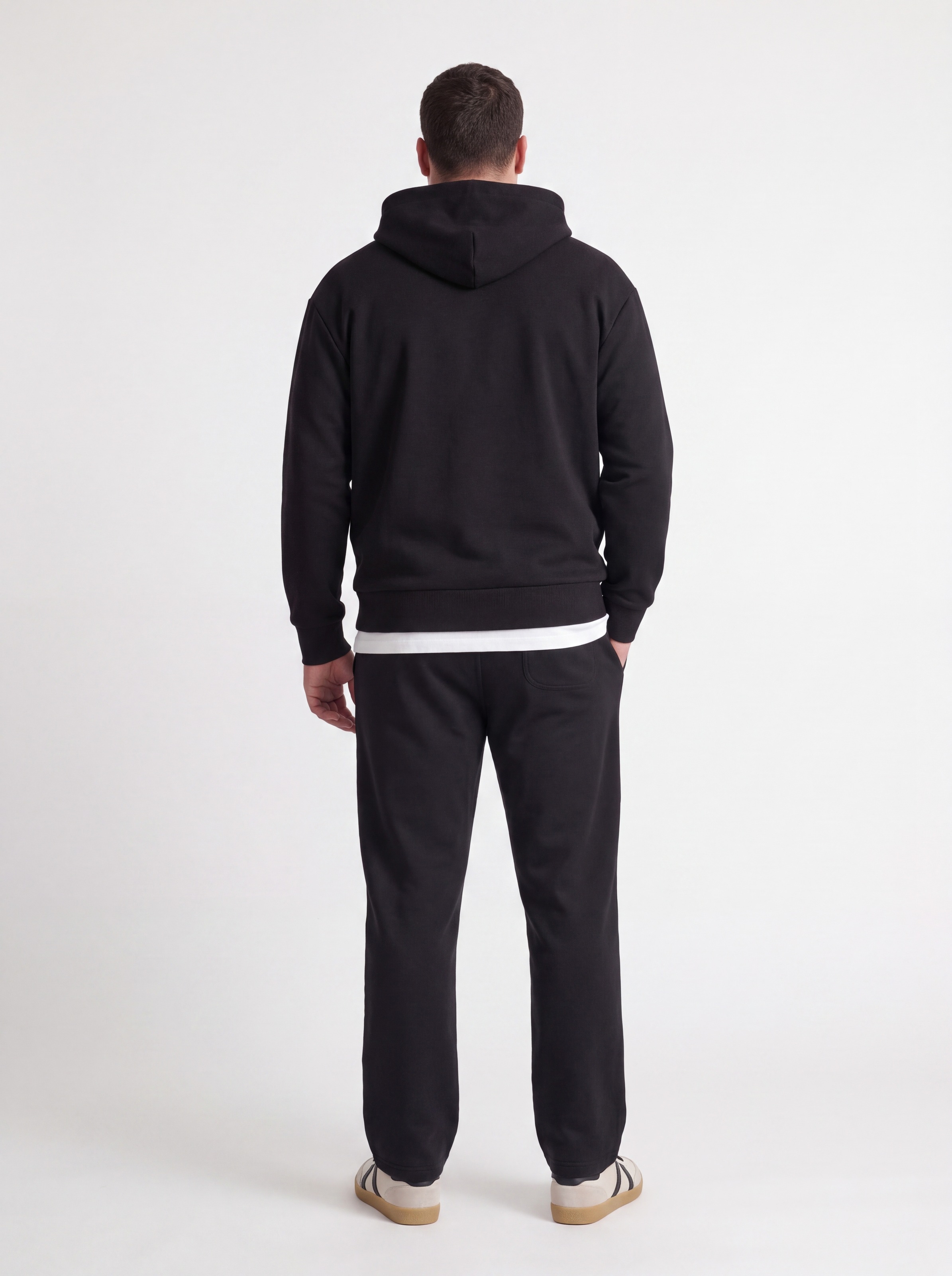Jack & Jones PlusSize Kapuzensweatshirt »JJEBARRON SWEAT HOOD LN PLS«, Materialmix, regular fit
