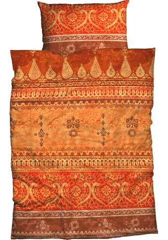 CASATEX Bettwäsche »Indi mit modernen Ornamenten, aus 100% Baumwolle, in Satin oder... kaufen