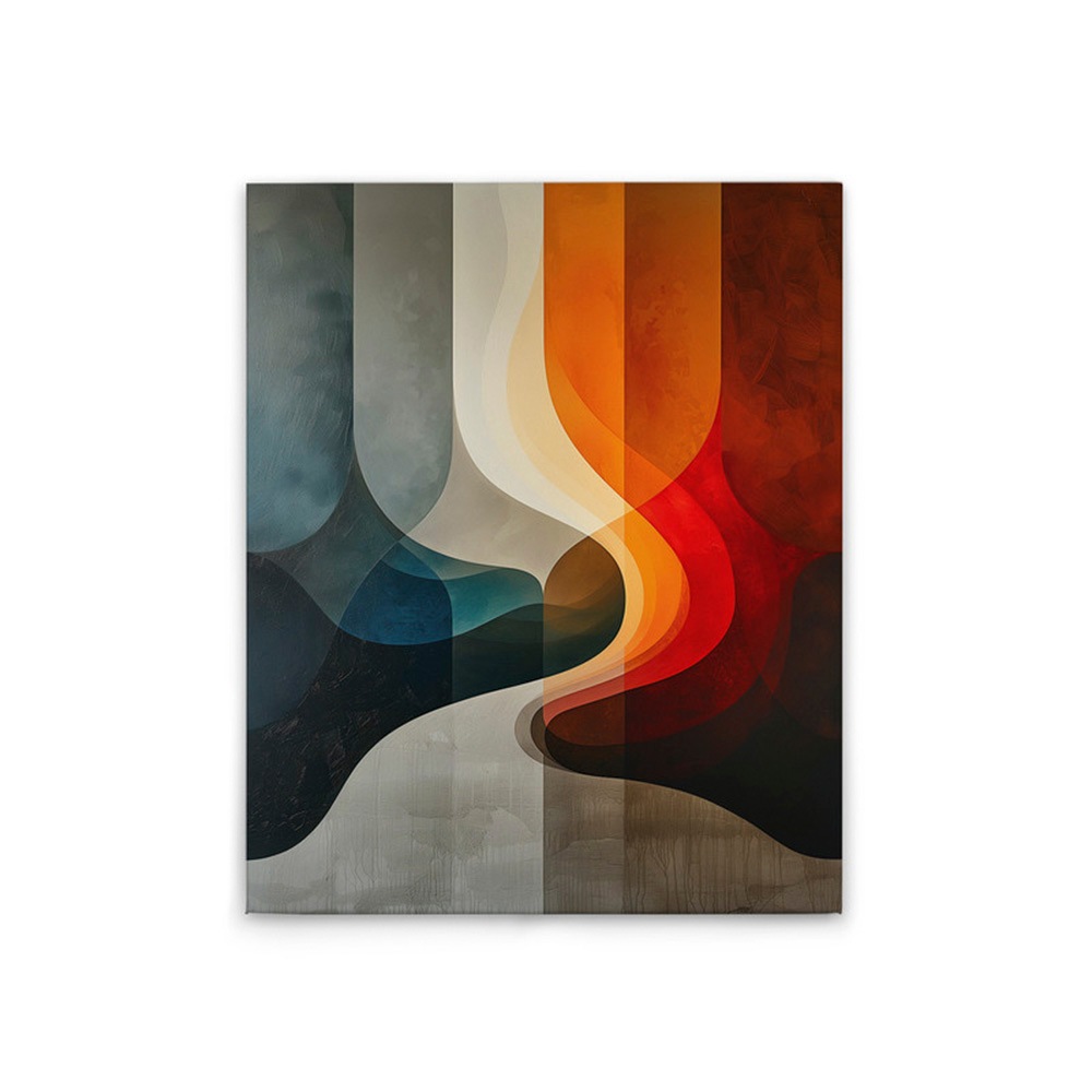 A.S. Création Leinwandbild »Abstract Areas 2 - Wandbild Bunt Grau Keilrahme günstig online kaufen