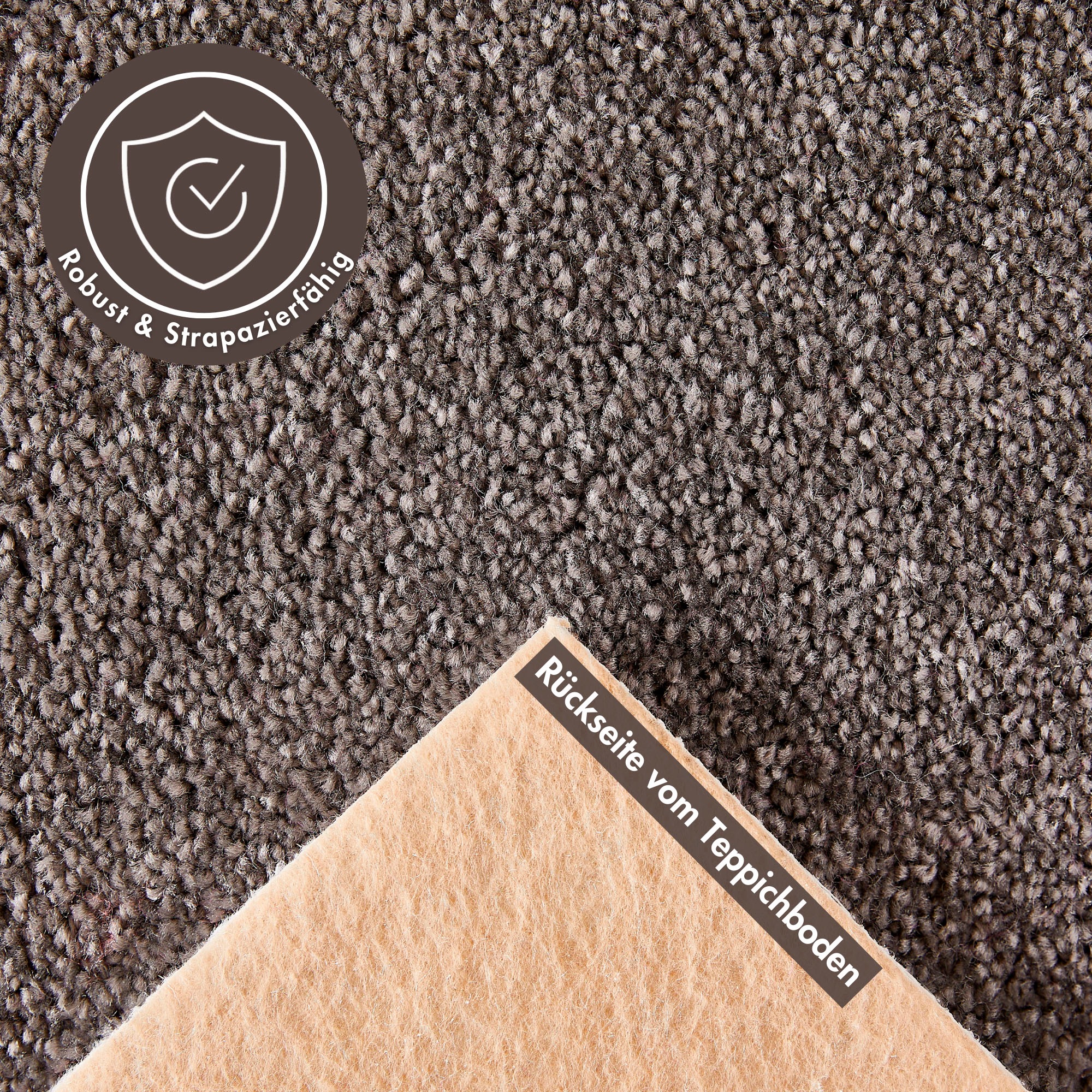 Andiamo Teppichboden »Sophie, Frisee-Velours, Made in Netherlands«, rechtec günstig online kaufen