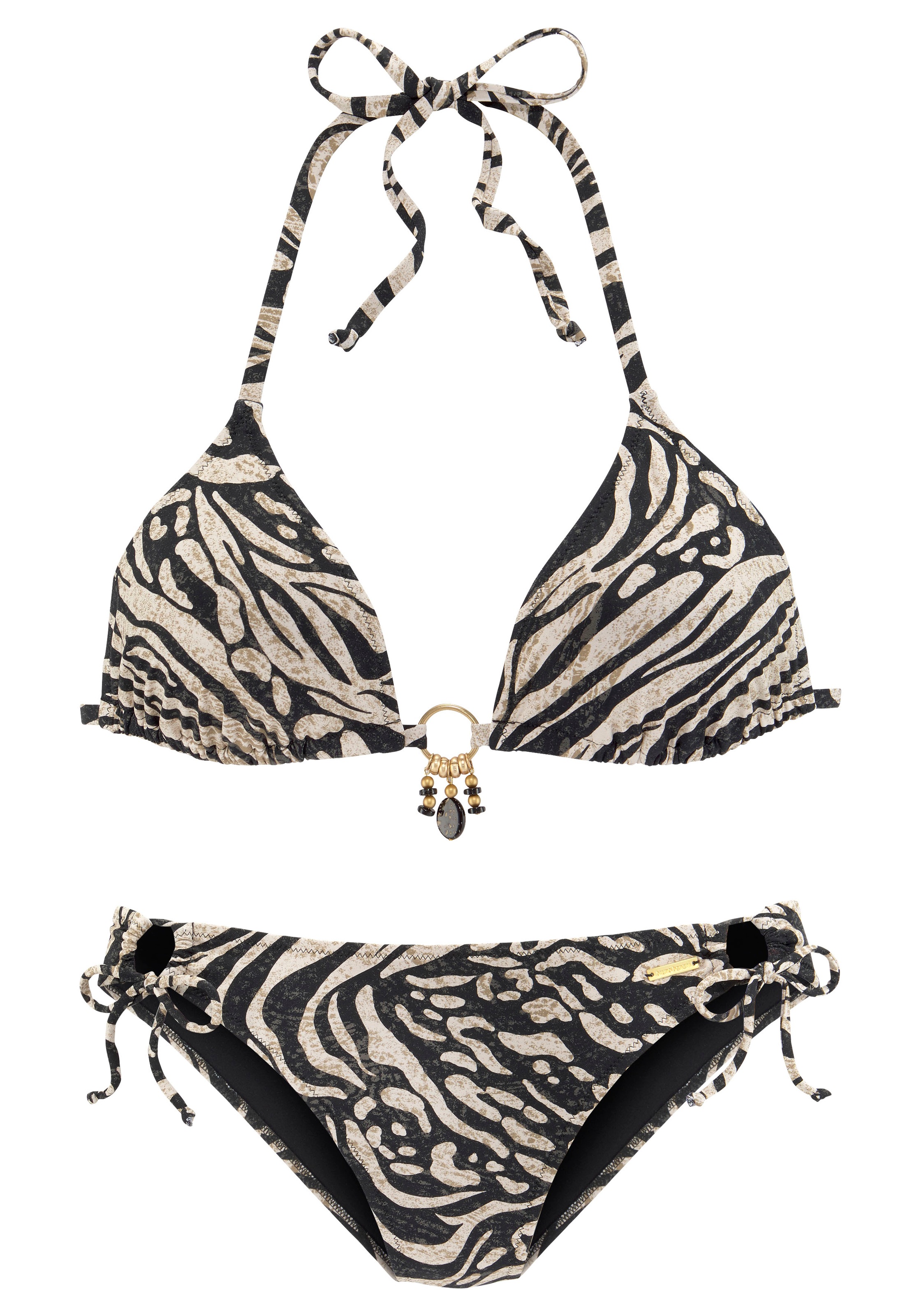 Bruno Banani Triangel-Bikini, in trendigem Animalprint