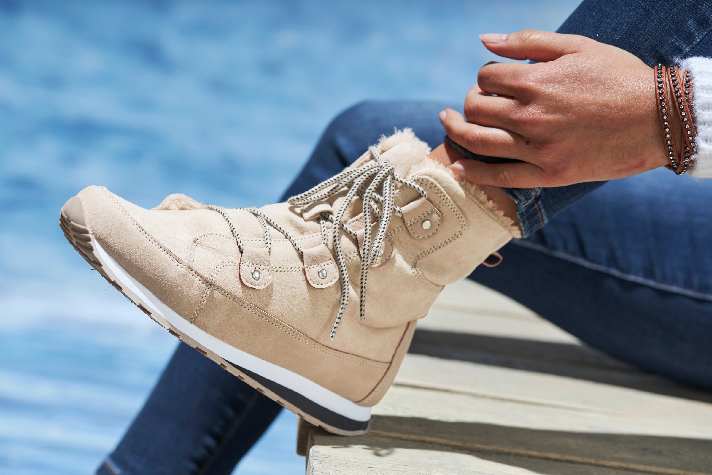 Vivance Stiefelette, mit Warmfutter, Winterstiefel, Stiefel, Boots VEGAN