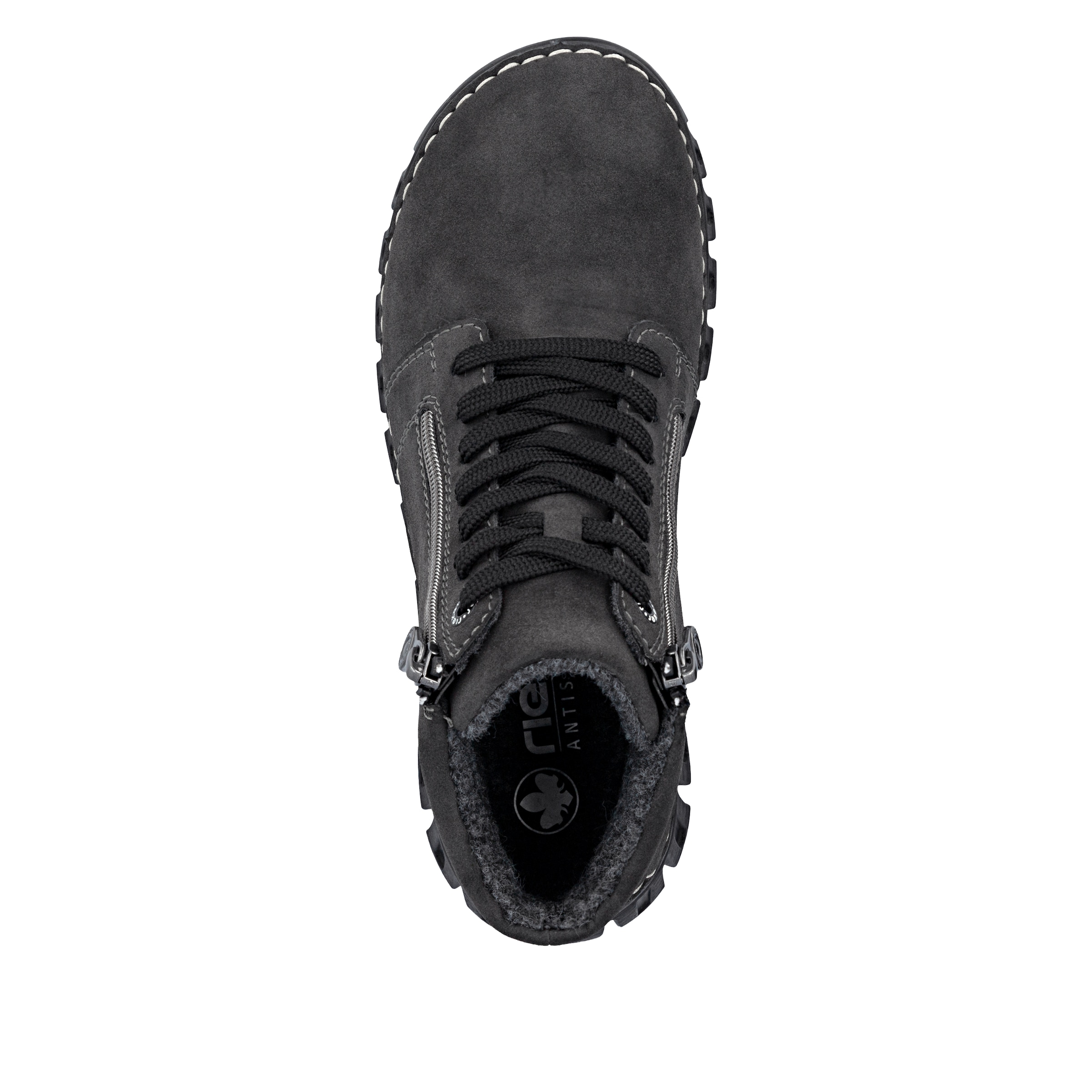 Rieker Schnürboots  Casual-Boots, Stiefelette mit beidseitigen Reißverschlüssen