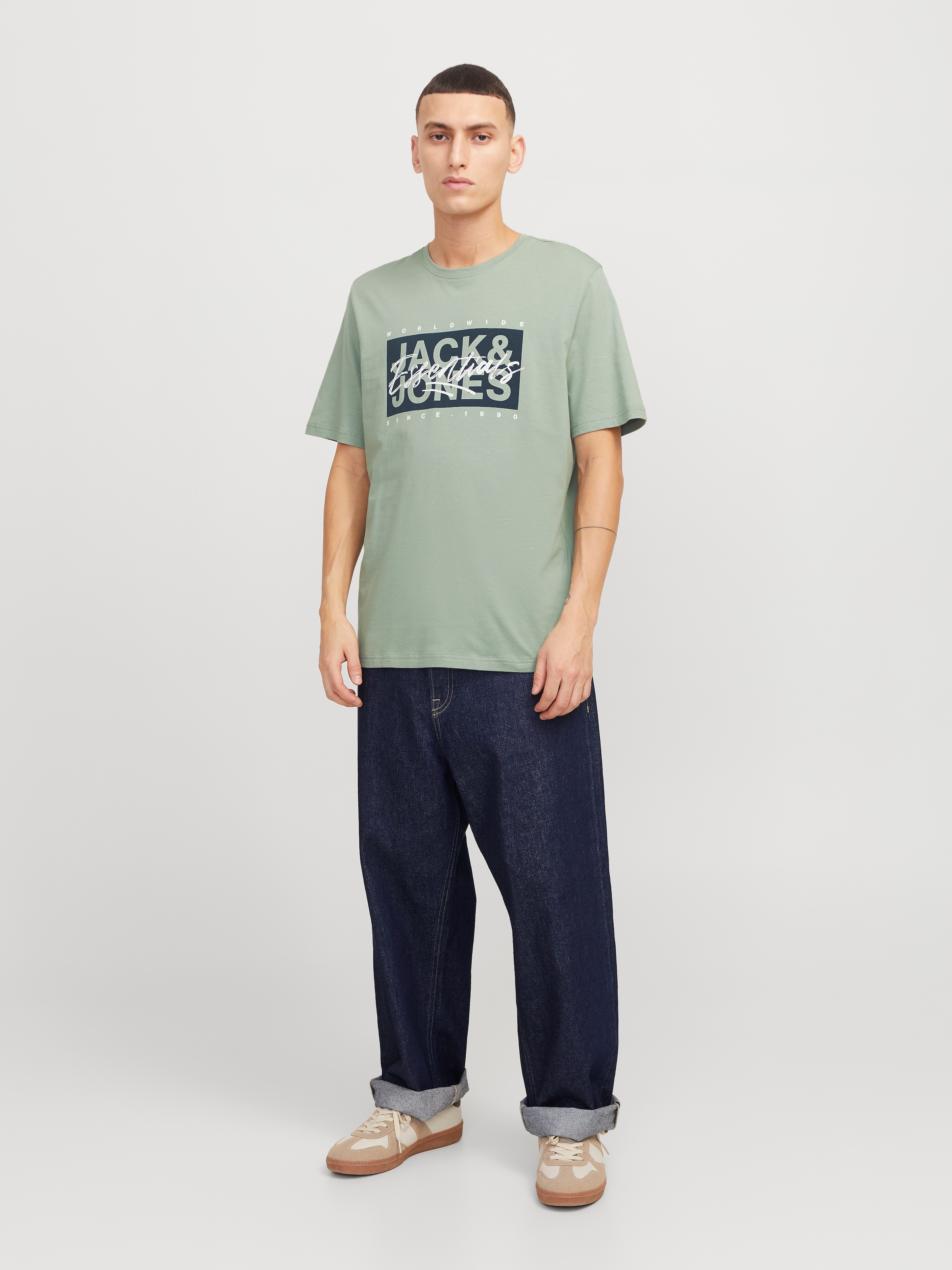 Jack & Jones Print-Shirt »JJCOLTON TEE SS CREW NECK«