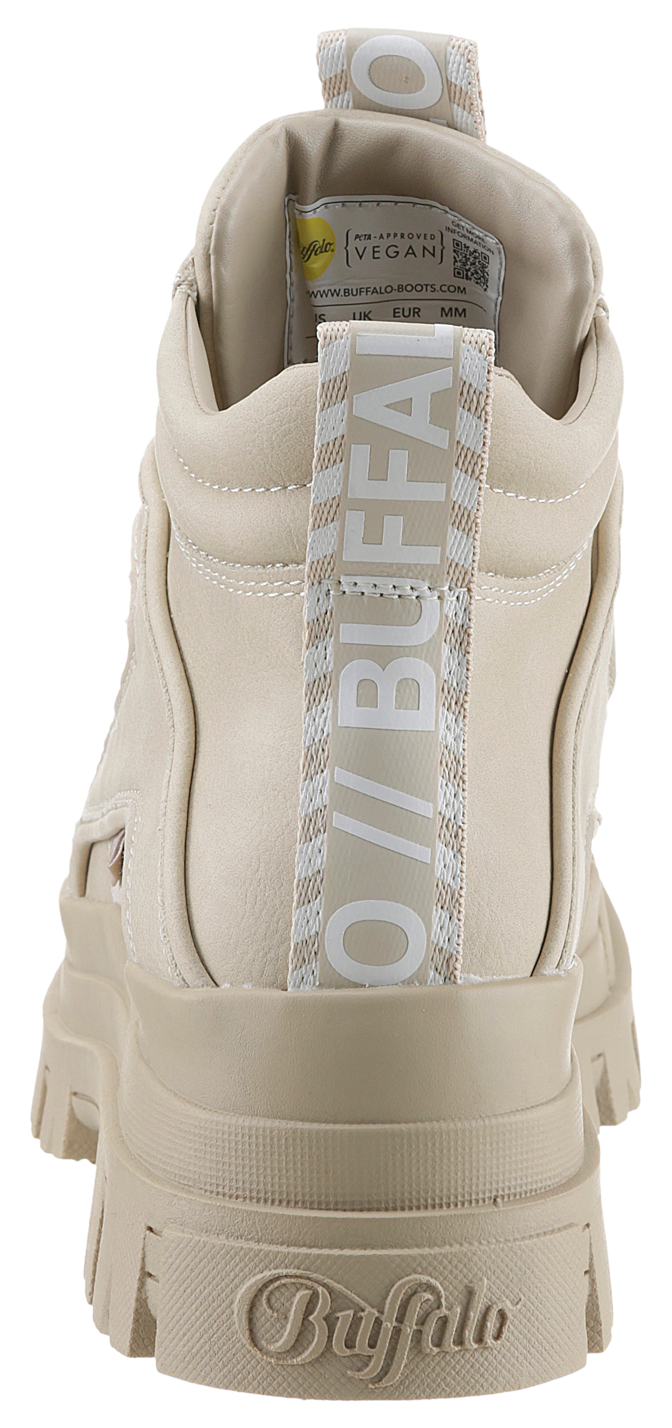 Buffalo Schnürboots »ASPHA NC MID«, Schnürstiefelette, High Top Sneaker mit weicher Schaftrandpolsterung