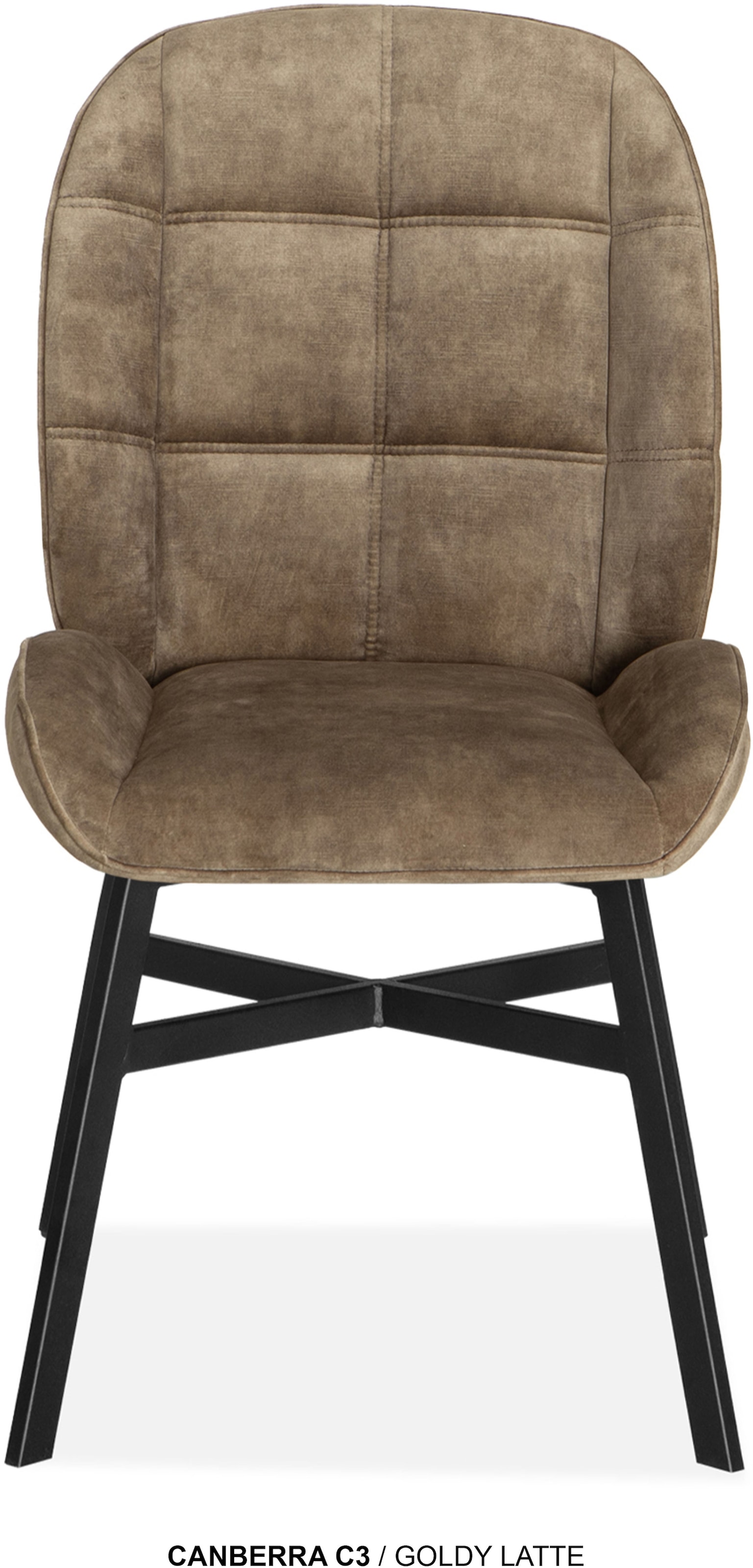 OMG Design Esszimmerstuhl »Canberra« (Set) 1 Stk.Esszimmerstuhl, pflegeleichter Samtvelour Bezug