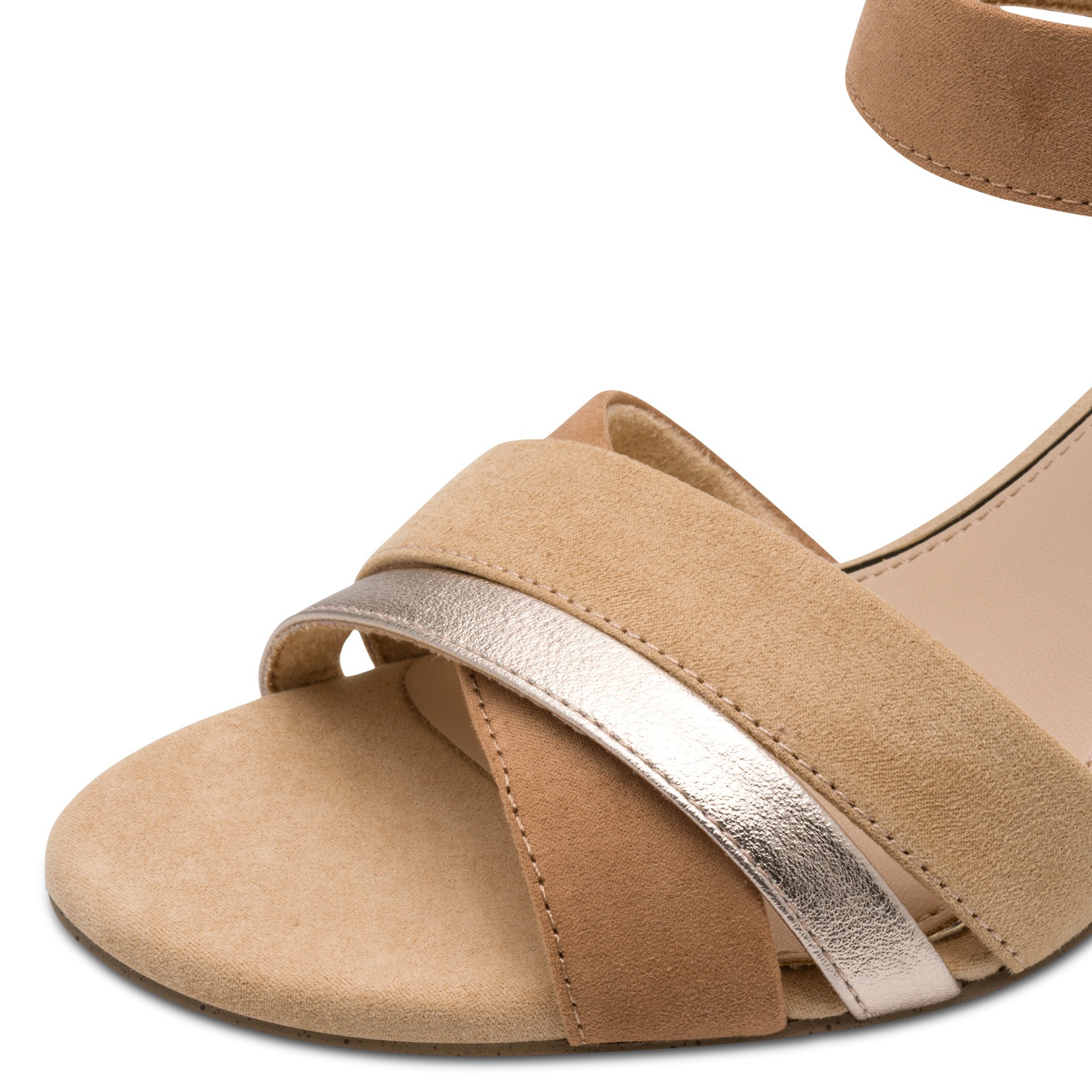 MARCO TOZZI Sandalette  , Blockabsatz, Riemchensandale mit Feel Me-Ausstattung