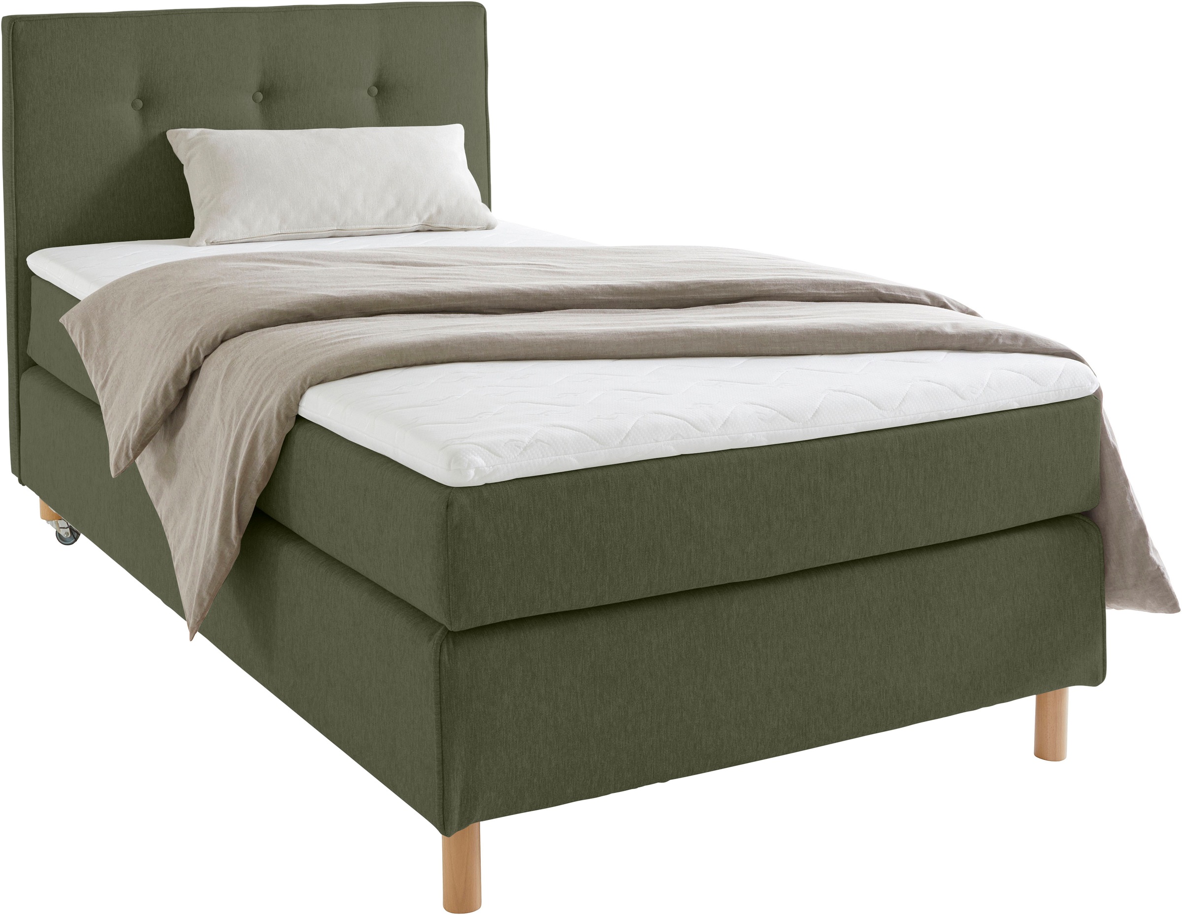 Home affaire Boxspringbett »Heimatblick 100x200cm beliebig erweiterbar zu D günstig online kaufen