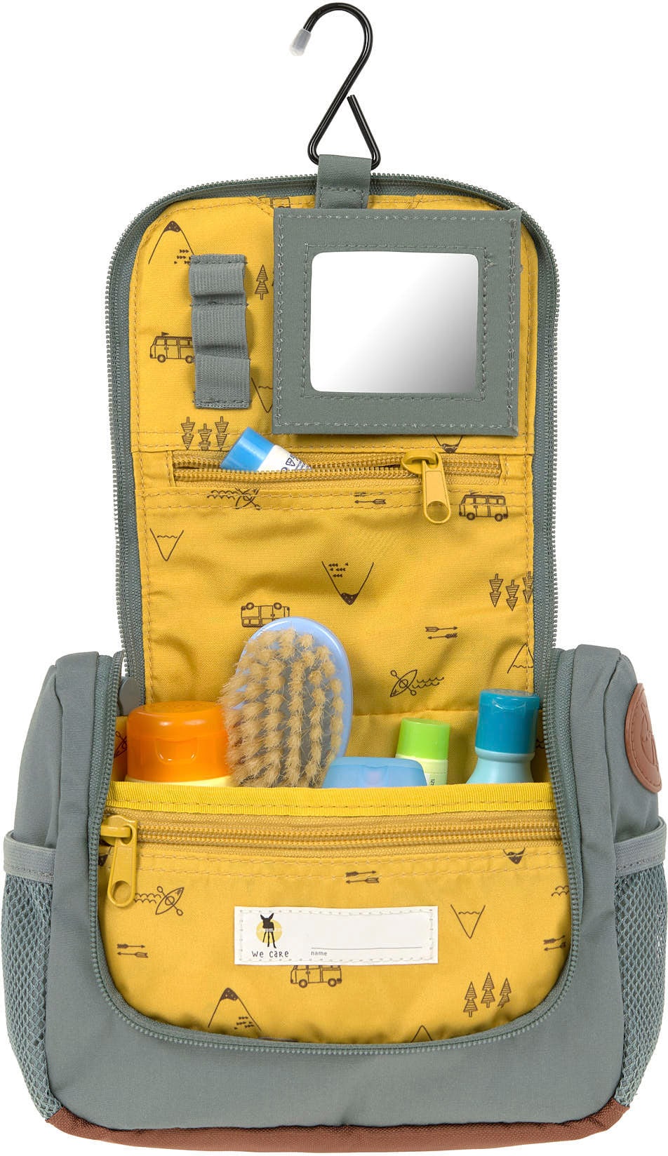 LÄSSIG Kulturbeutel »Adventure, Bus, Mini Washbag«, PETA-approved vegan