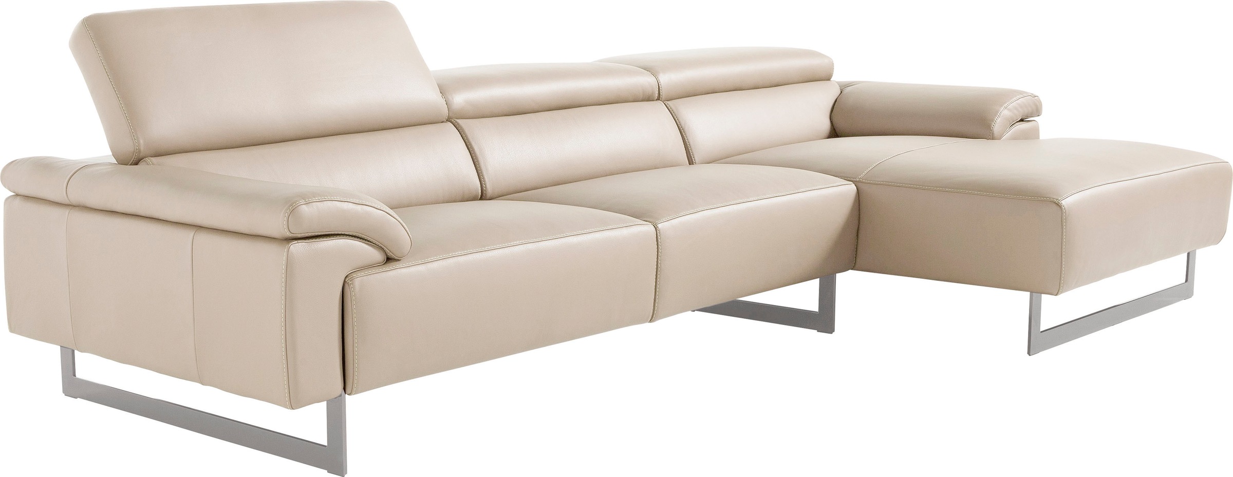Egoitaliano Ecksofa »Malika, edel und bequem, Designsofa mit hochwertigen B günstig online kaufen