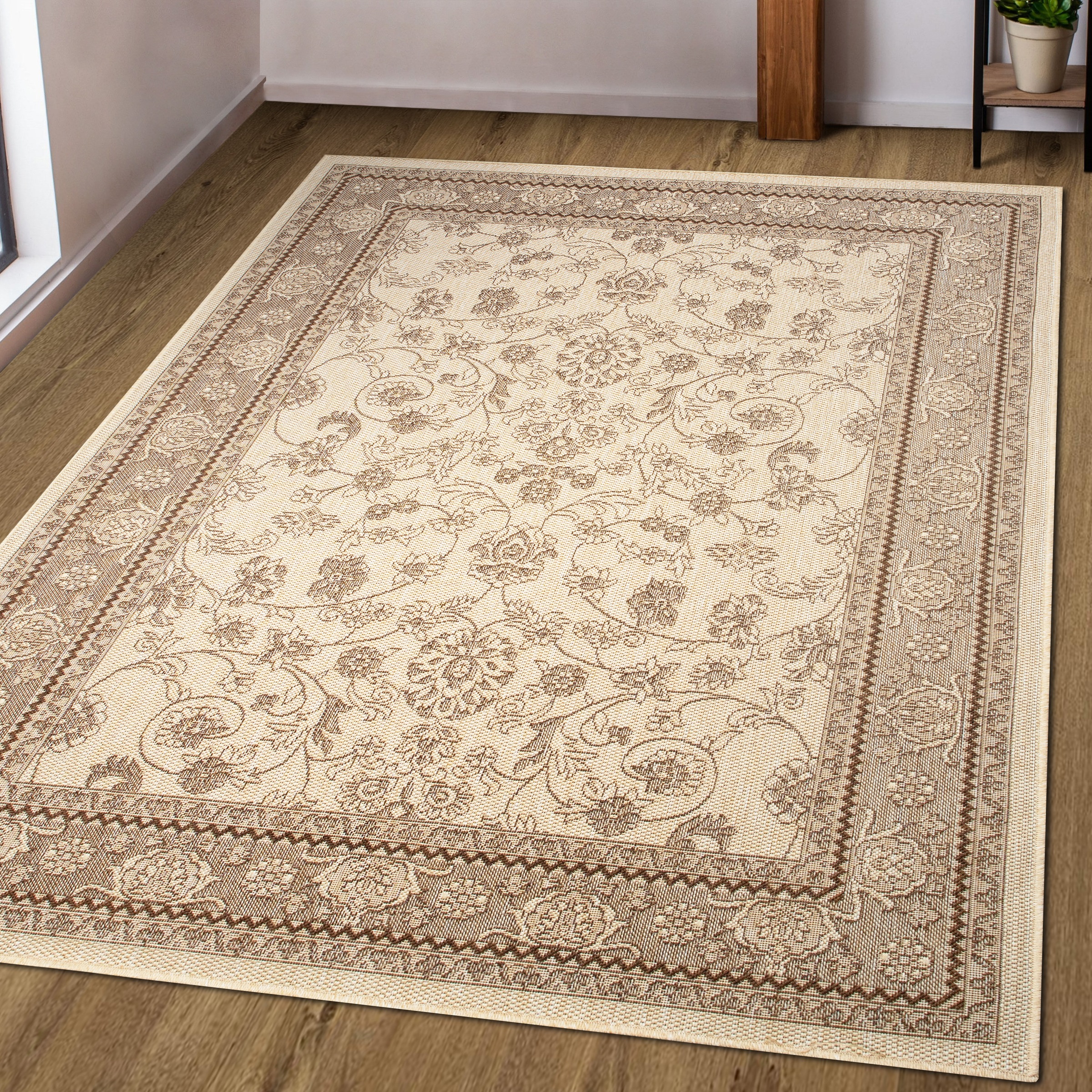 my home Teppich »Claren«, rechteckig, 3 mm Höhe, In und Outdoorgeeignet, Ku günstig online kaufen