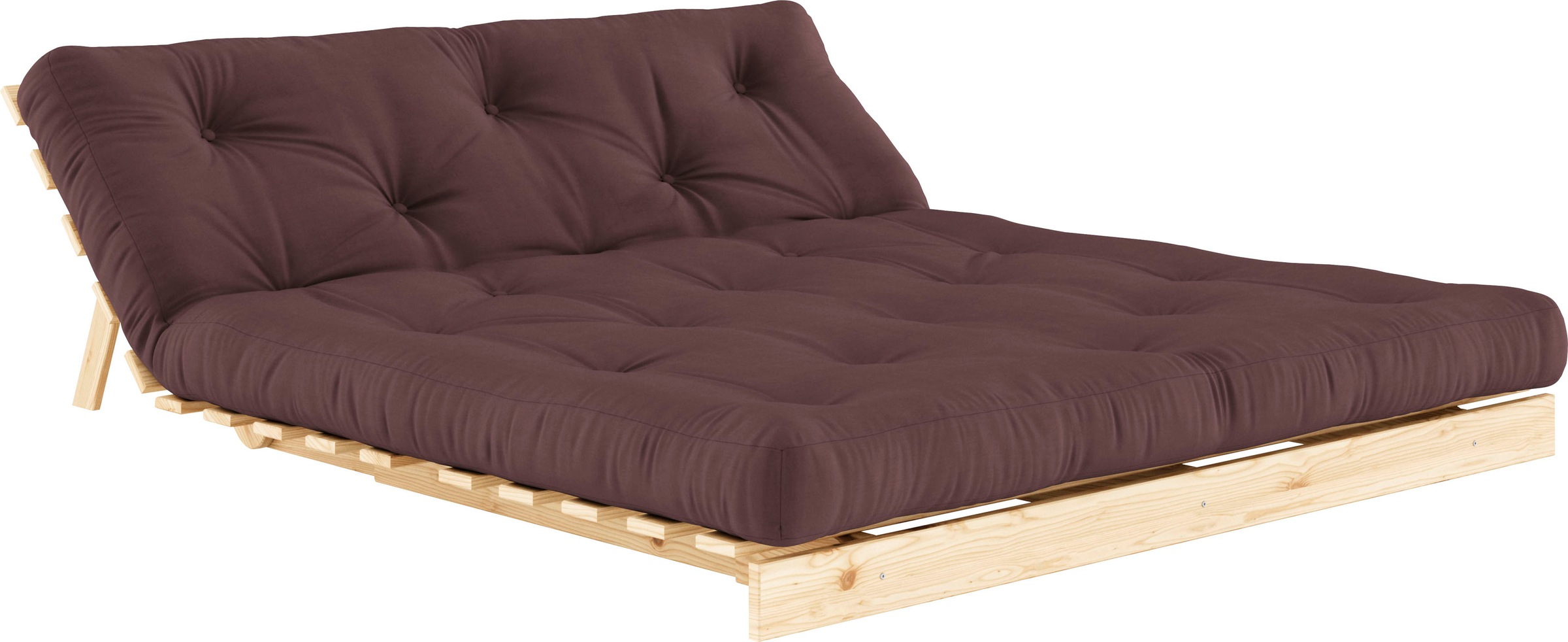 Karup Design Daybett »Roots Schlafsofa, Gästebett, Sofa inkl. Futonmatratze«, Liegefläche 90/140/160 x200 cm, FSC® zertifizierte Kiefer