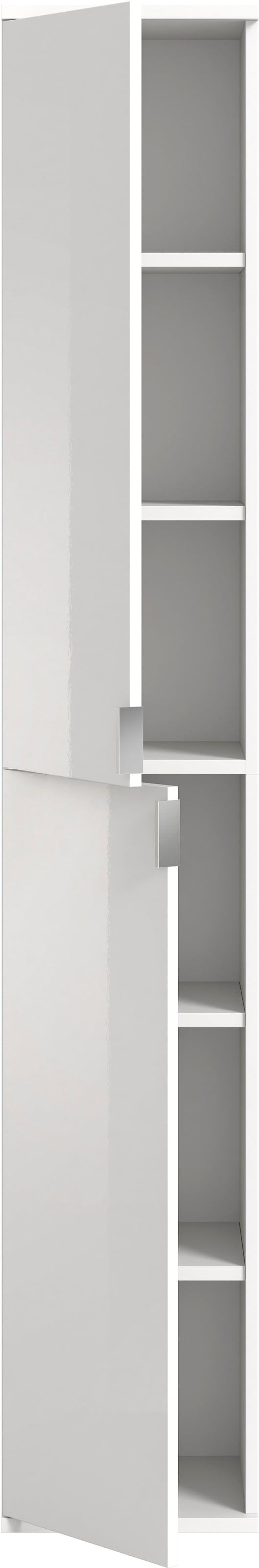 INOSIGN Garderoben-Set »Trondheim, 91 cm, best. aus 2 Schränken, 6 Türen, 15 Fächer«, (Set, 2 St.), inkl. ausziehbarer Kleiderstange, Garderobenschrank, Kleiderschrank