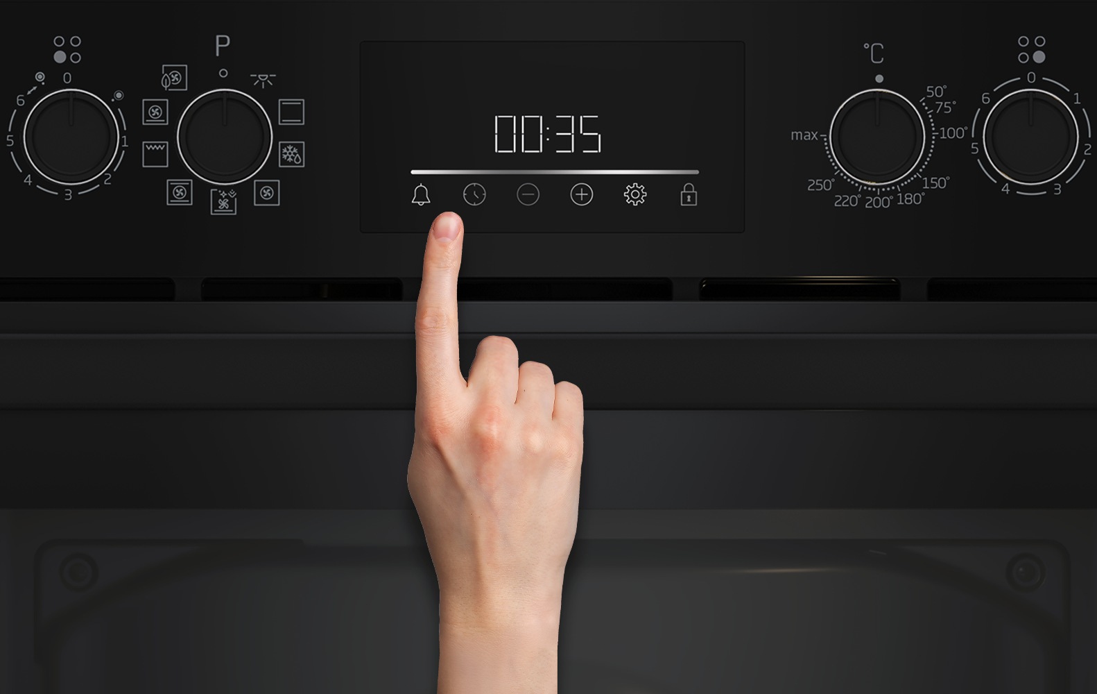 BEKO Elektro-Herd-Set »BBUMA12321XMPE« mit 1-fach-Teleskopauszug Pyrolyse-Selbstreinigung Packung, 2 Stk. tlg. AirFry – Knusprige Ergebnisse mit Heißluft