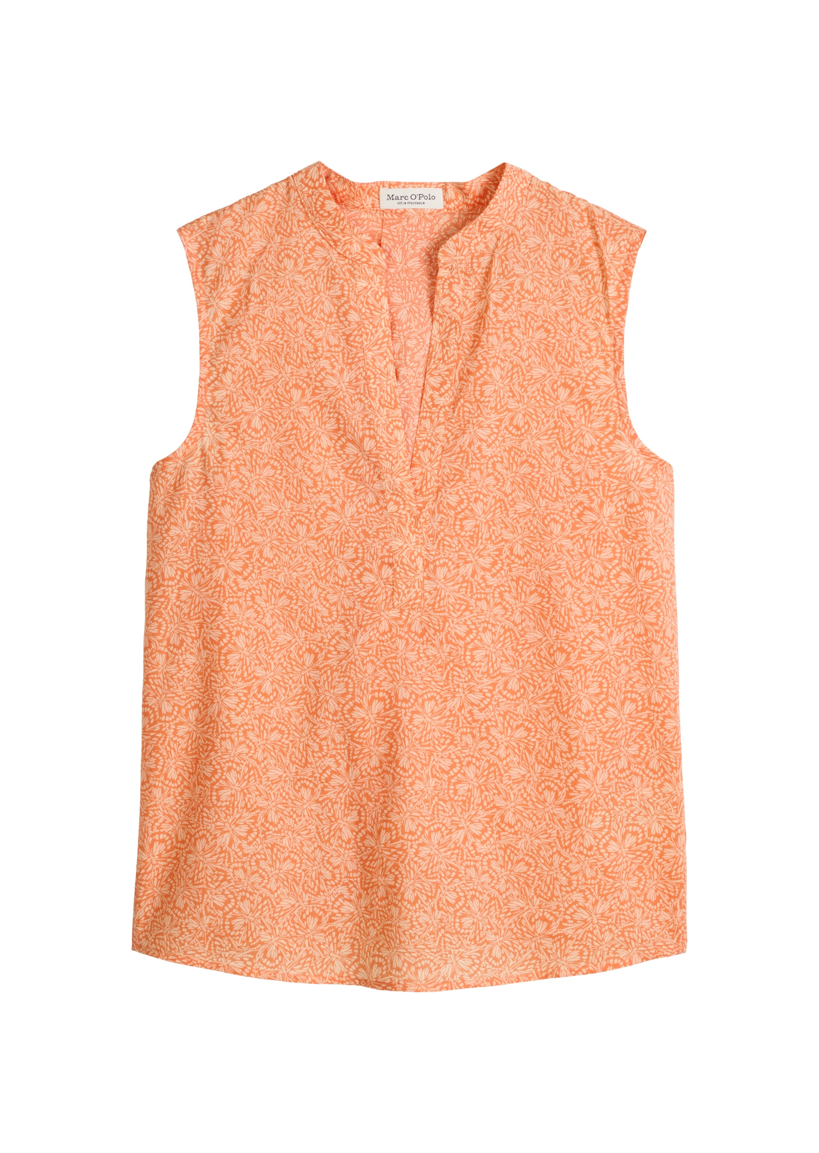 Marc O'Polo Blusentop loose aus bedrucktem Baumwoll-Voile