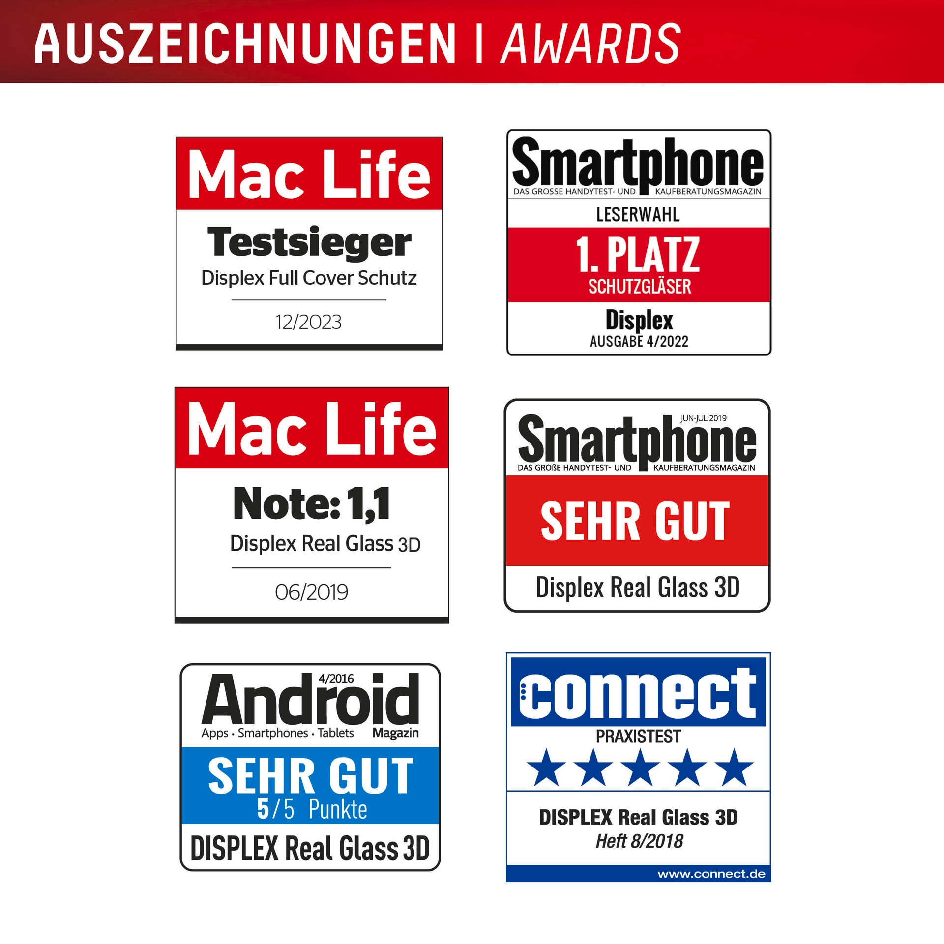 Displex Displayschutzglas »Premium Glass Screen Protector mit EASY-ON MountMaster« für Samsung Galaxy A57 Displayschutzfolie, Schutzfolie, Bildschirmschutz, kratz- & stoßfest