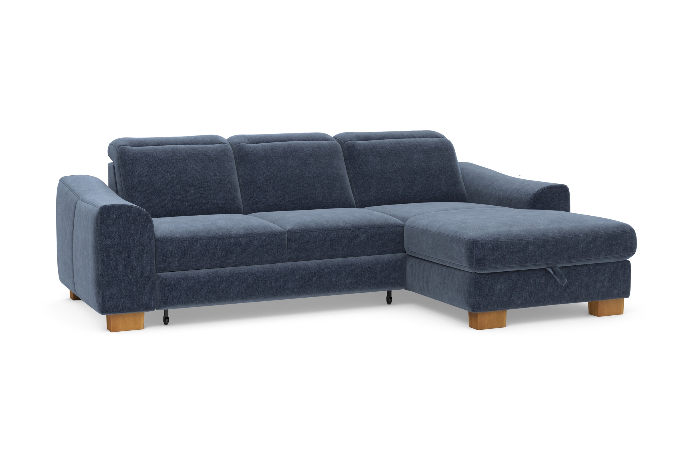 Home affaire Ecksofa »Dundee L-Form«, wahlweise mit Kopfteilverstellung und zusätzlich mit Bettfunktion