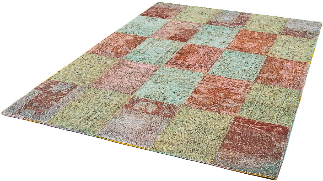 morgenland Wollteppich »Patchwork Patchwork 242 x 148 cm«, rechteckig, 8 mm günstig online kaufen