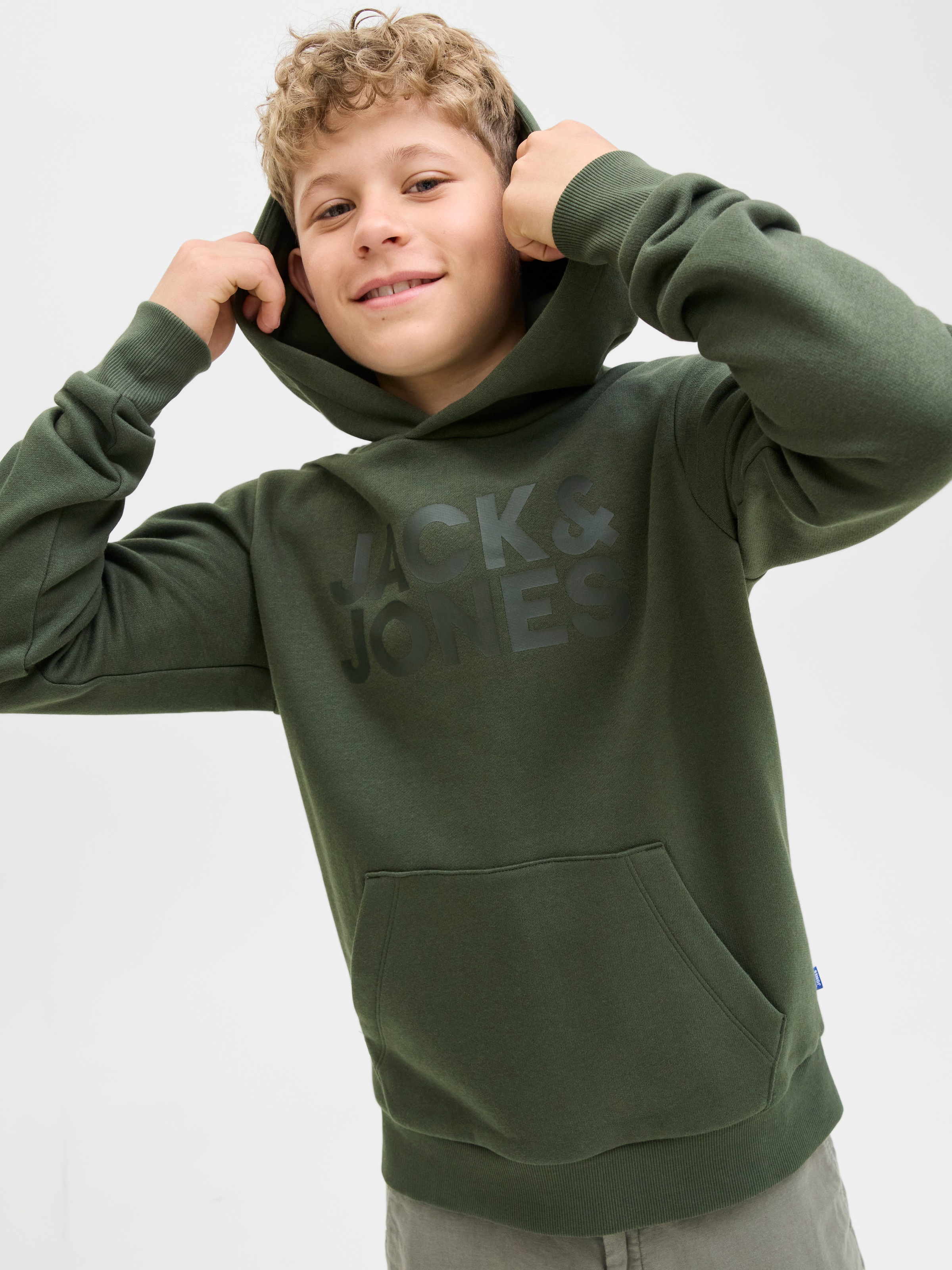 Jack & Jones Junior Kapuzensweatshirt »JJECORP LOGO SWEAT HOOD«