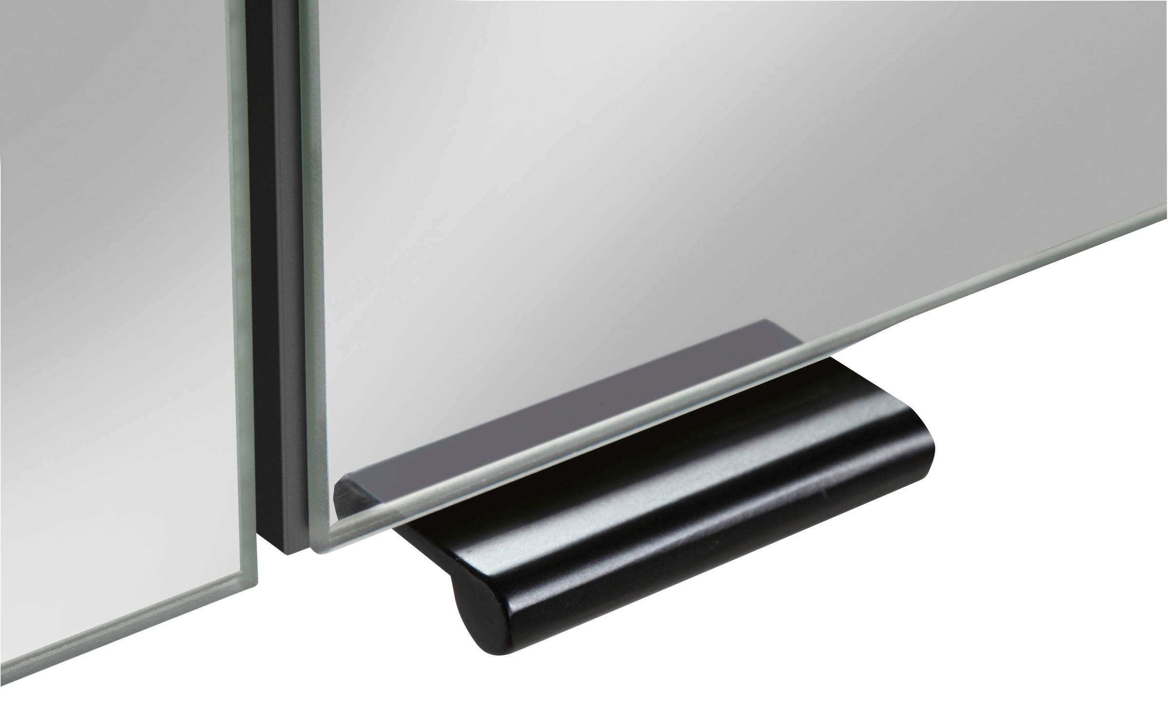 welltime Spiegelschrank »Trento, verschiedene Ausführungen und Farben«, Breite 80 cm, mit 3D-Effekt, Spiegeltüren, Inklusive LED-Beleuchtung