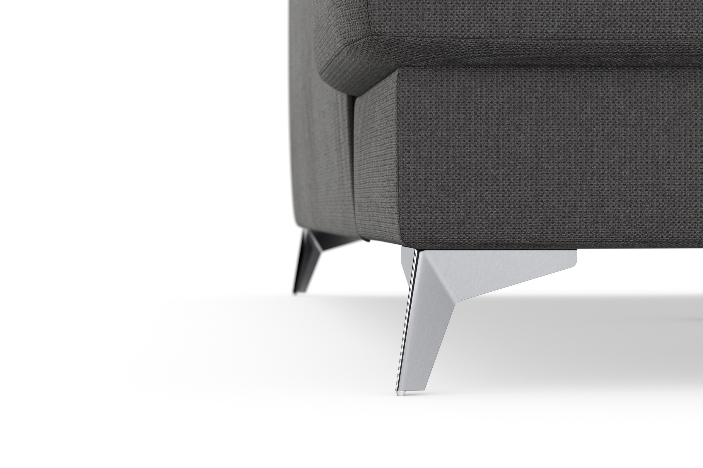sit&more Ecksofa »Sinatra L-Form«, mit Ottomane, optional mit Kopfteilverstellung und Armteilfunktion