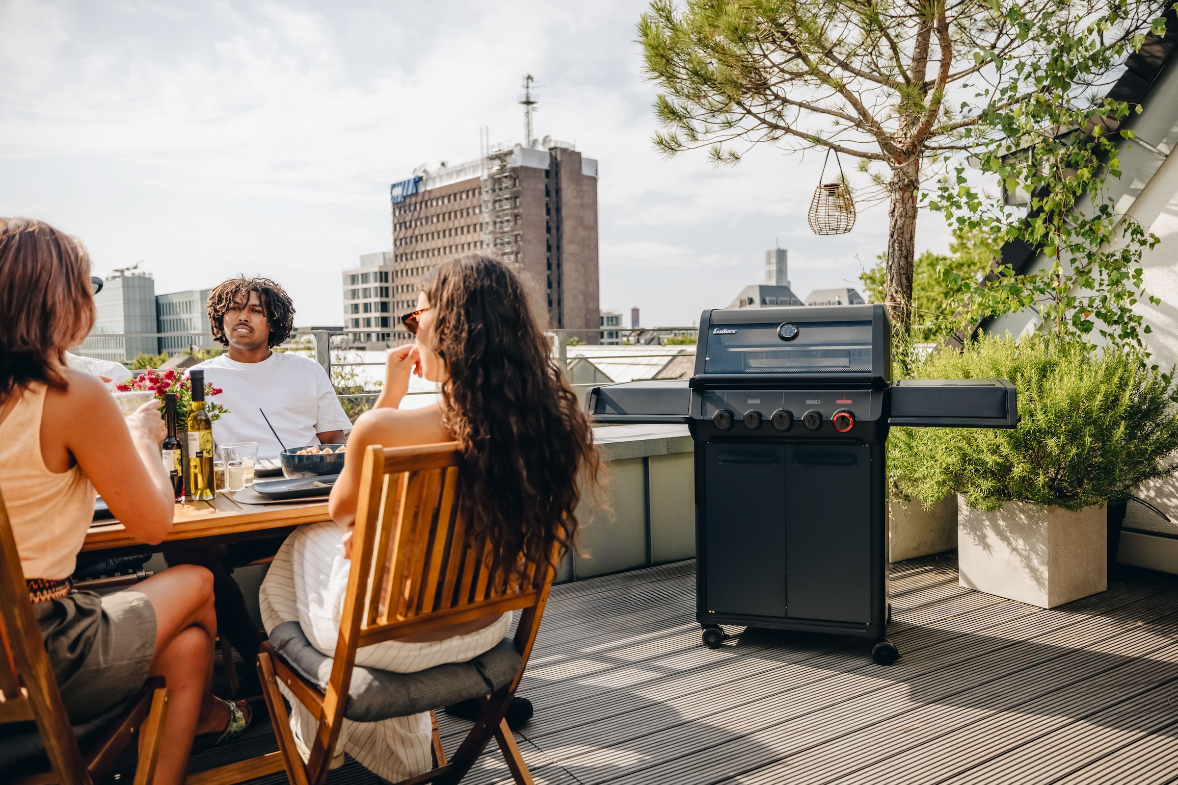 Enders® Gasgrill »Monroe Pro 3 SIKR TURBO Shadow«