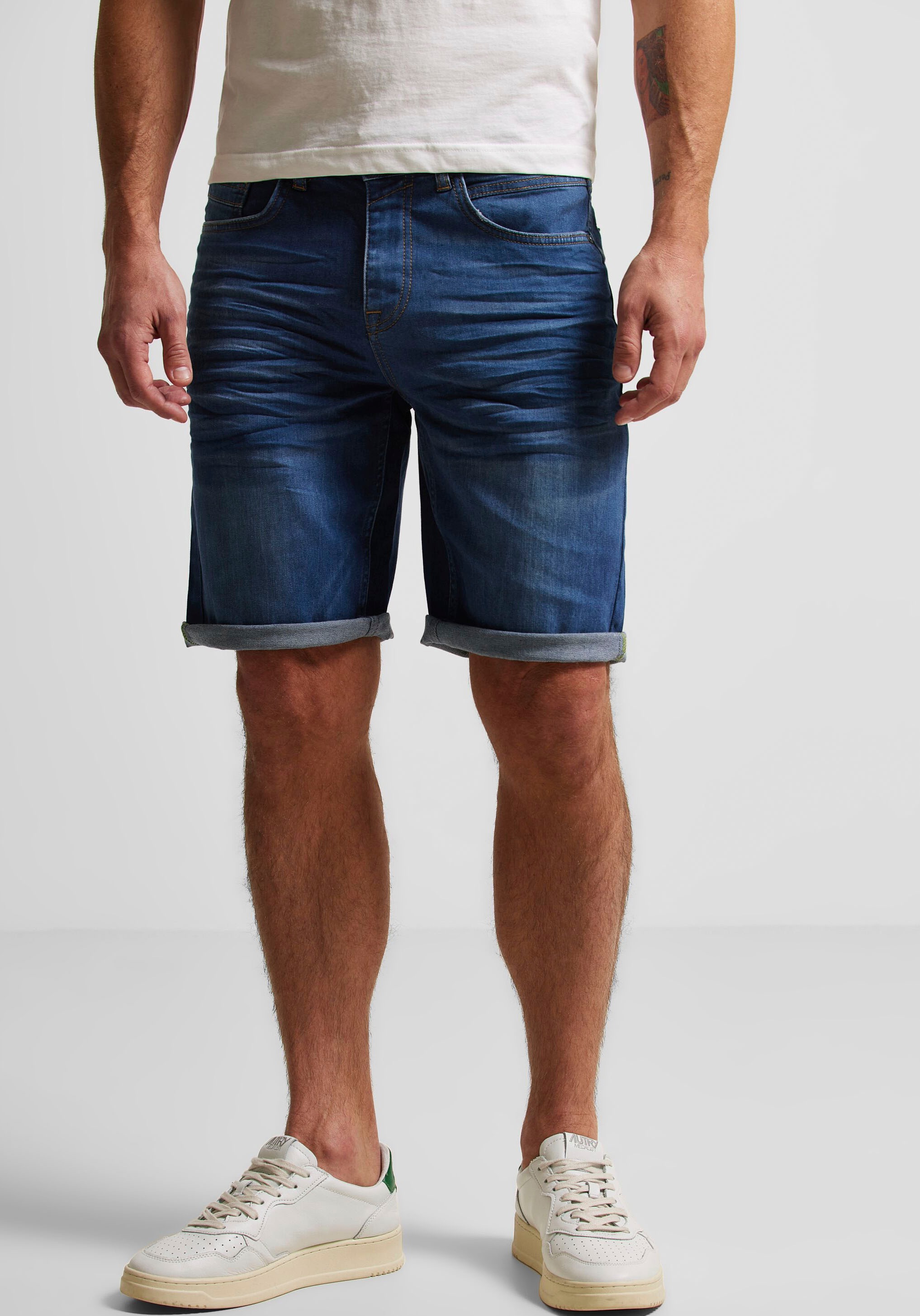 Bild von STREET ONE MEN Jeansshorts, im 5-Pocket-Style