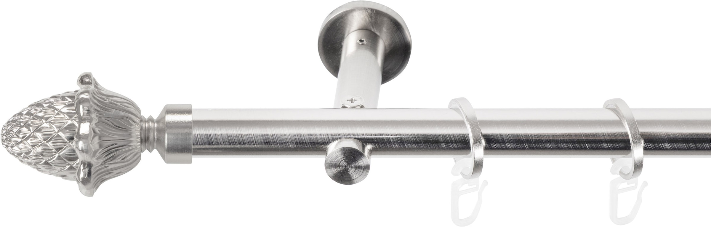 SN DECO GROUP Gardinenstange Ø 19 mm 1 läufig-läufig Fixmaß;kürzbar