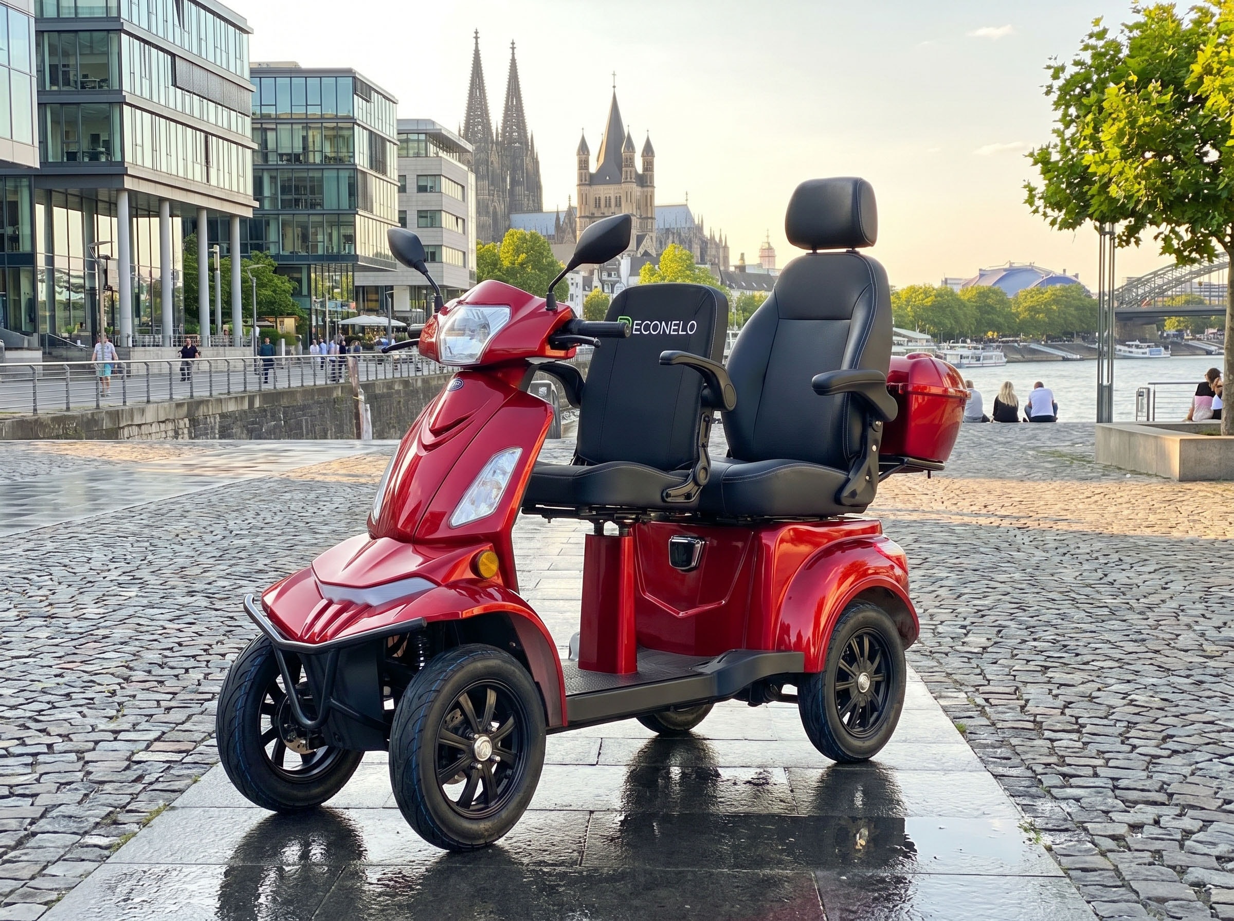 ECONELO Elektromobil »E-Seniorenmobil VISTA Quarter-1L, Blei-Akku, 4-Rad, 60V, 1000 Watt« 1.000 W 25 km/h
