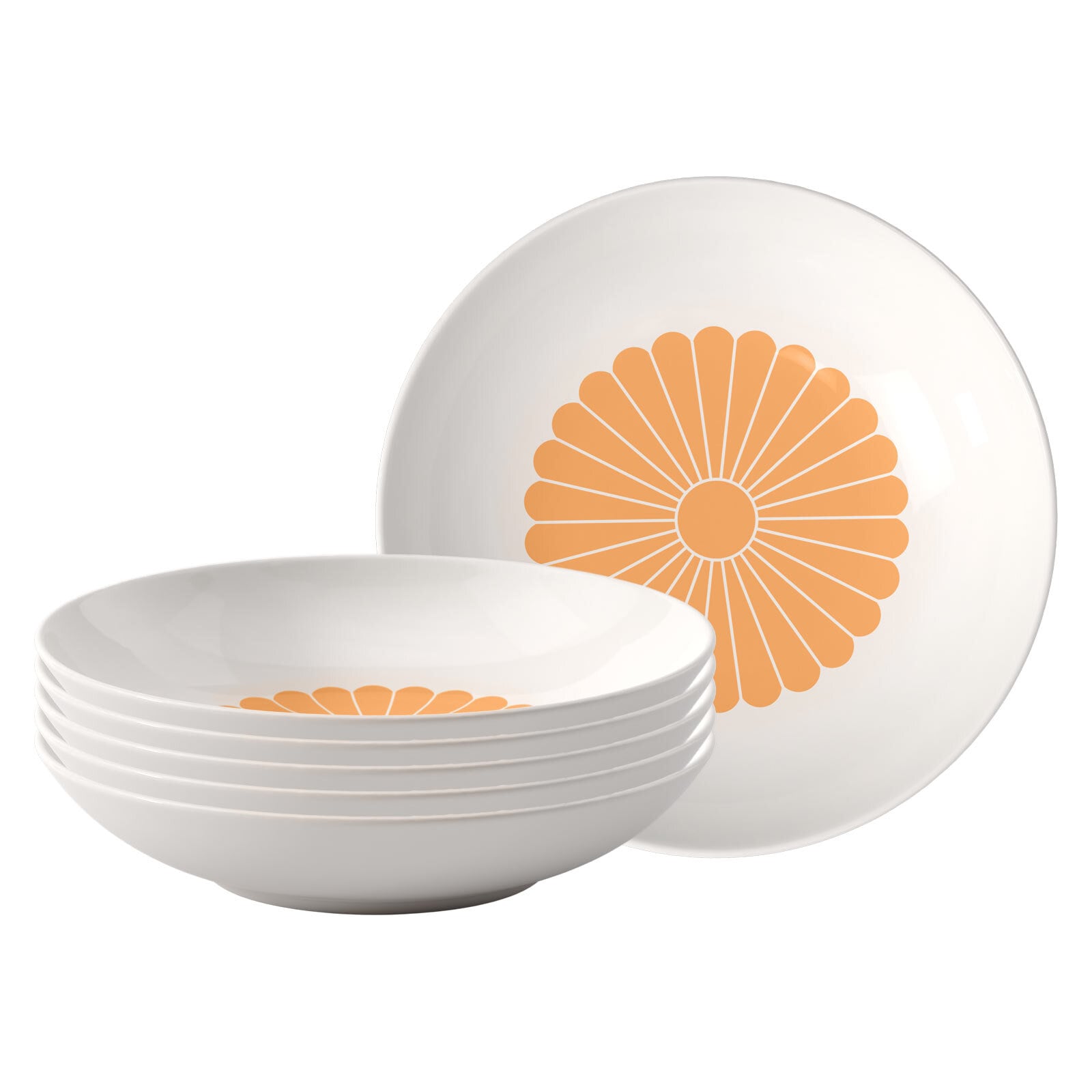 Villeroy & Boch Pastateller »Pastaschalen Fleur Couleur ø 24 cm 6er Set« günstig online kaufen