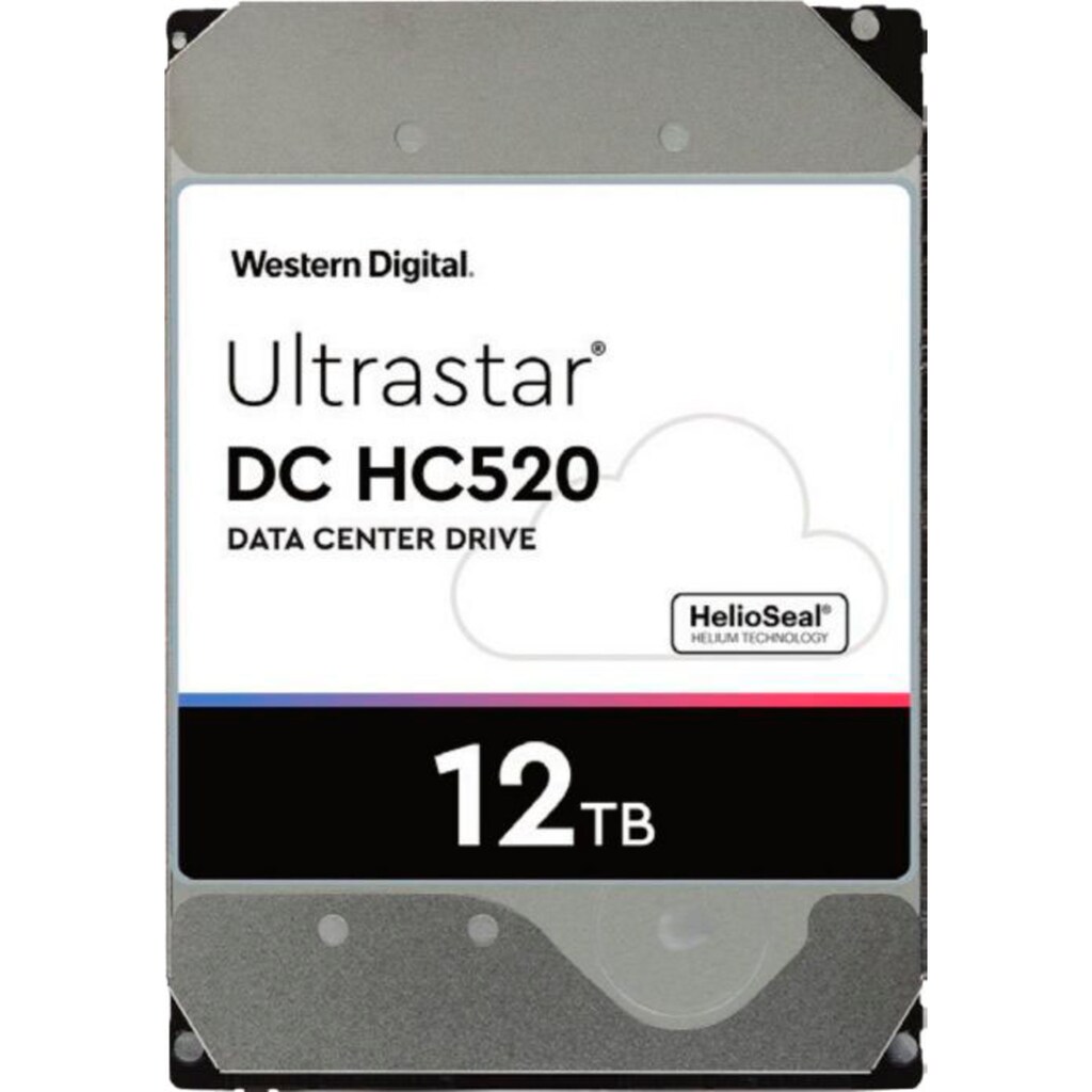 Western Digital HDD-Festplatte »Ultrastar DC HC520, 512e Format, SE«, 3,5 Zoll, Anschluss SATA III