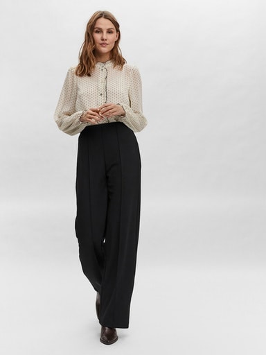Vero Moda Schlupfhose »VMBECKY HR WIDE PULL ON PANT«