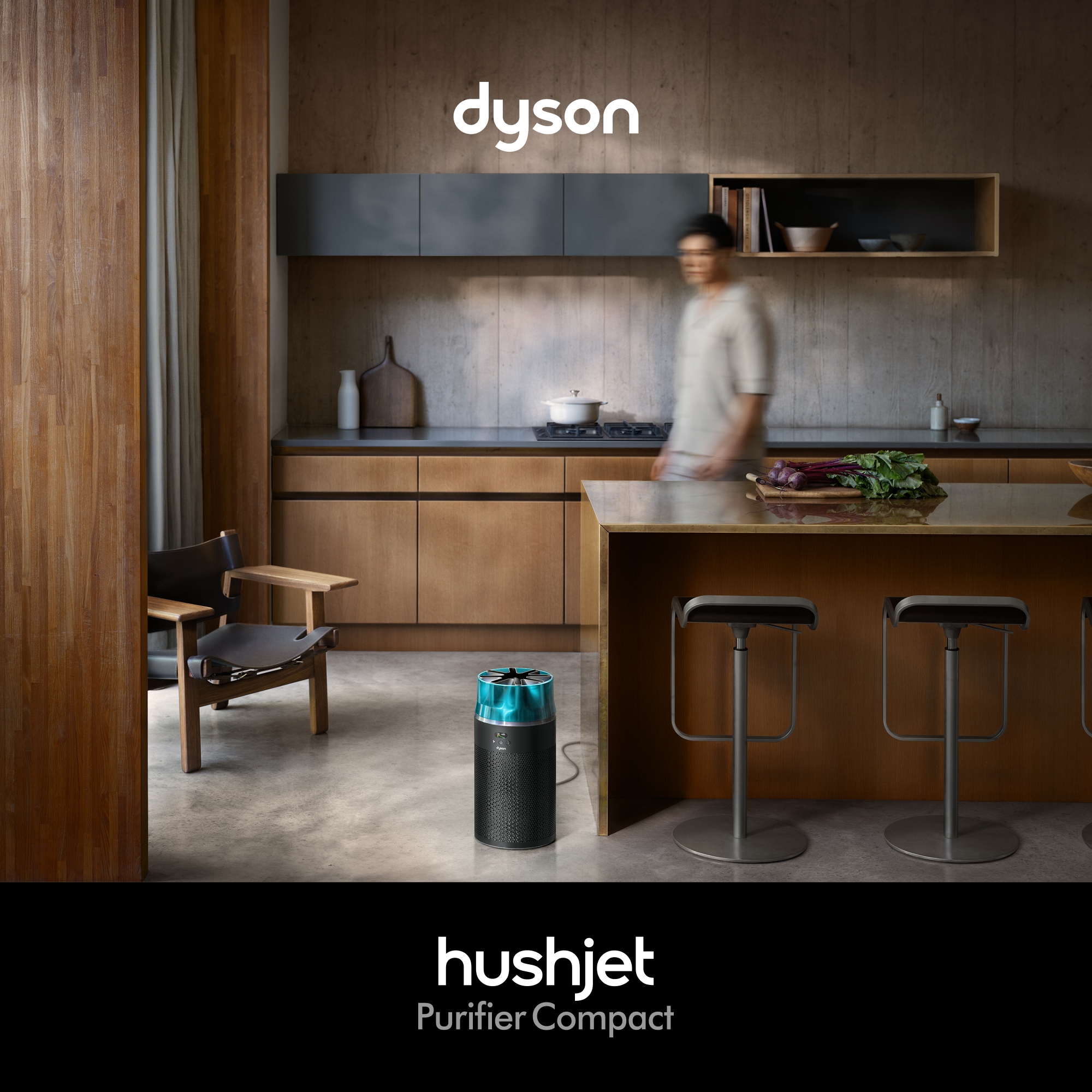 DYSON Luftreiniger »HushJet Purifier Compact HJ10« für 100 qm Räume Kompakt und leistungsstark. Und dennoch leise.
