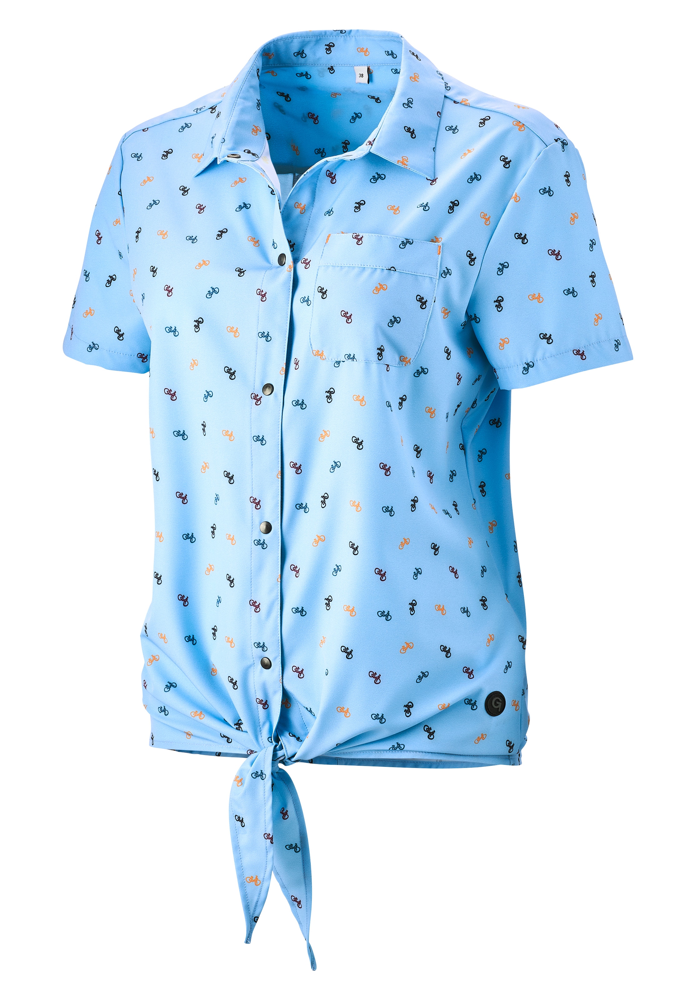 Gonso Radtrikot »MOLVENO 0« Weitenregulierbarer Saum durch modisches Binde-Element