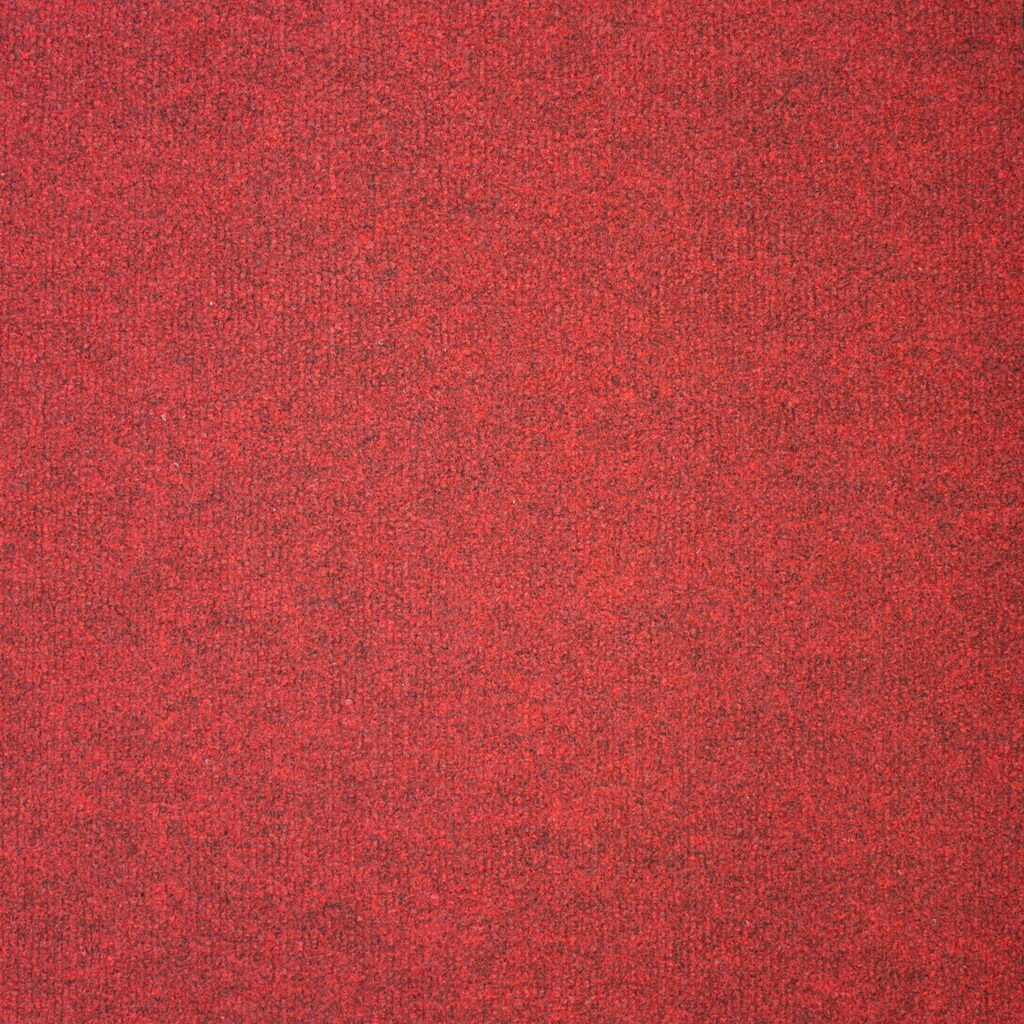 Renowerk Teppichfliese »Madison«, quadratisch, 6 mm Höhe, 20 Stk., 5 m², rot, fußbodenheizungsgeeignet, selbstliegend, leicht austauschbar, Teppichfliese 50 cm x 50 cm