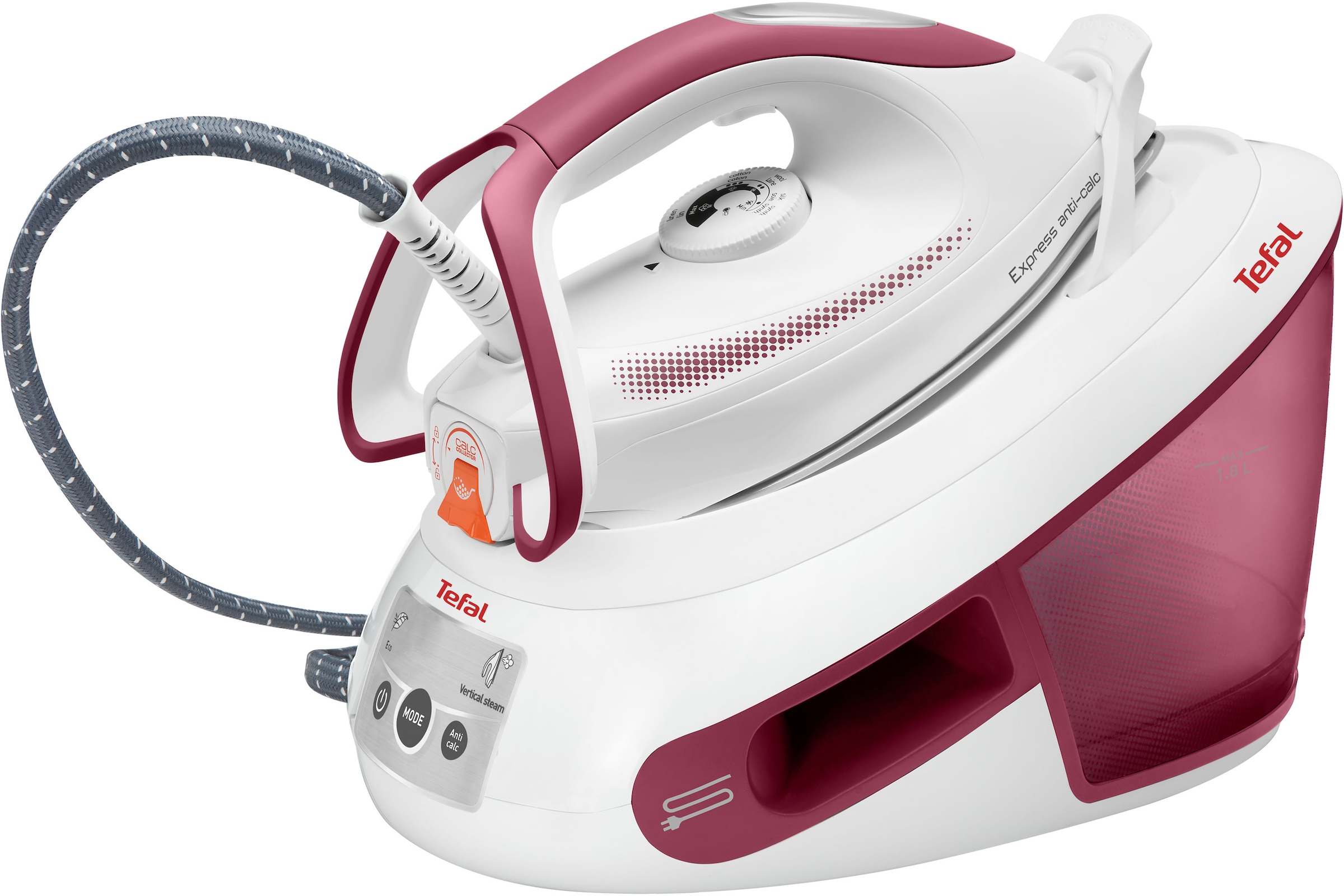 Tefal Dampfbügelstation »Express Anti-Calc, 2800 W, 1,8 Liter Wassertank,...