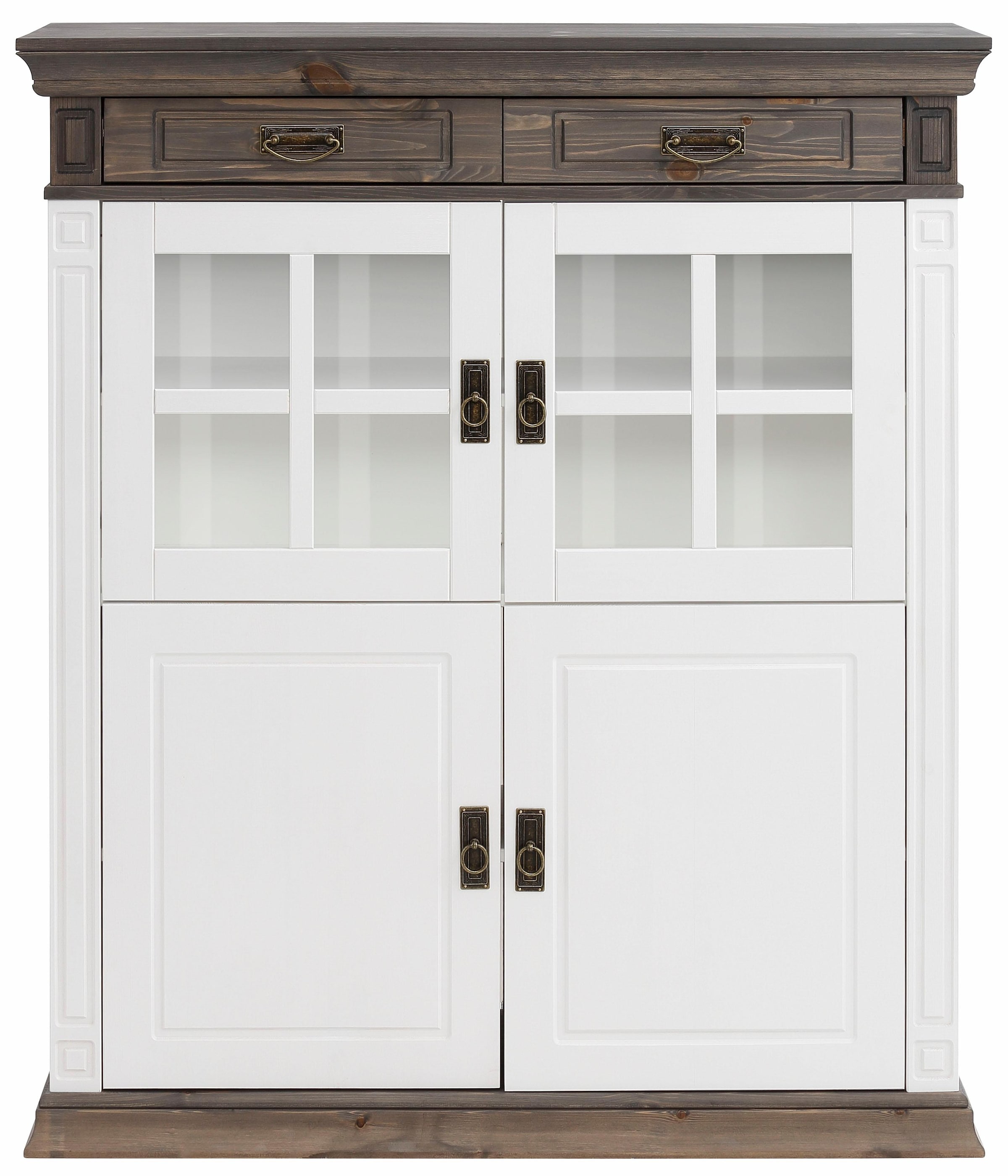 Home affaire Highboard »Vinales«, Vitrine, Breite 112 cm