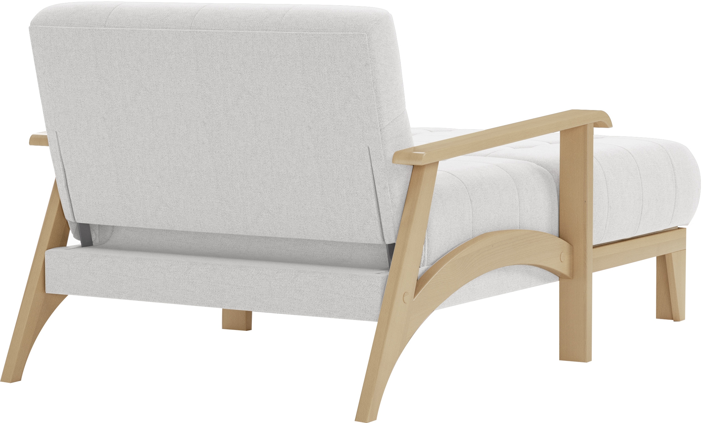 sit&more Recamiere »Billund«, Armlehnen aus Buchenholz in natur, verschiedene Bezüge und Farben