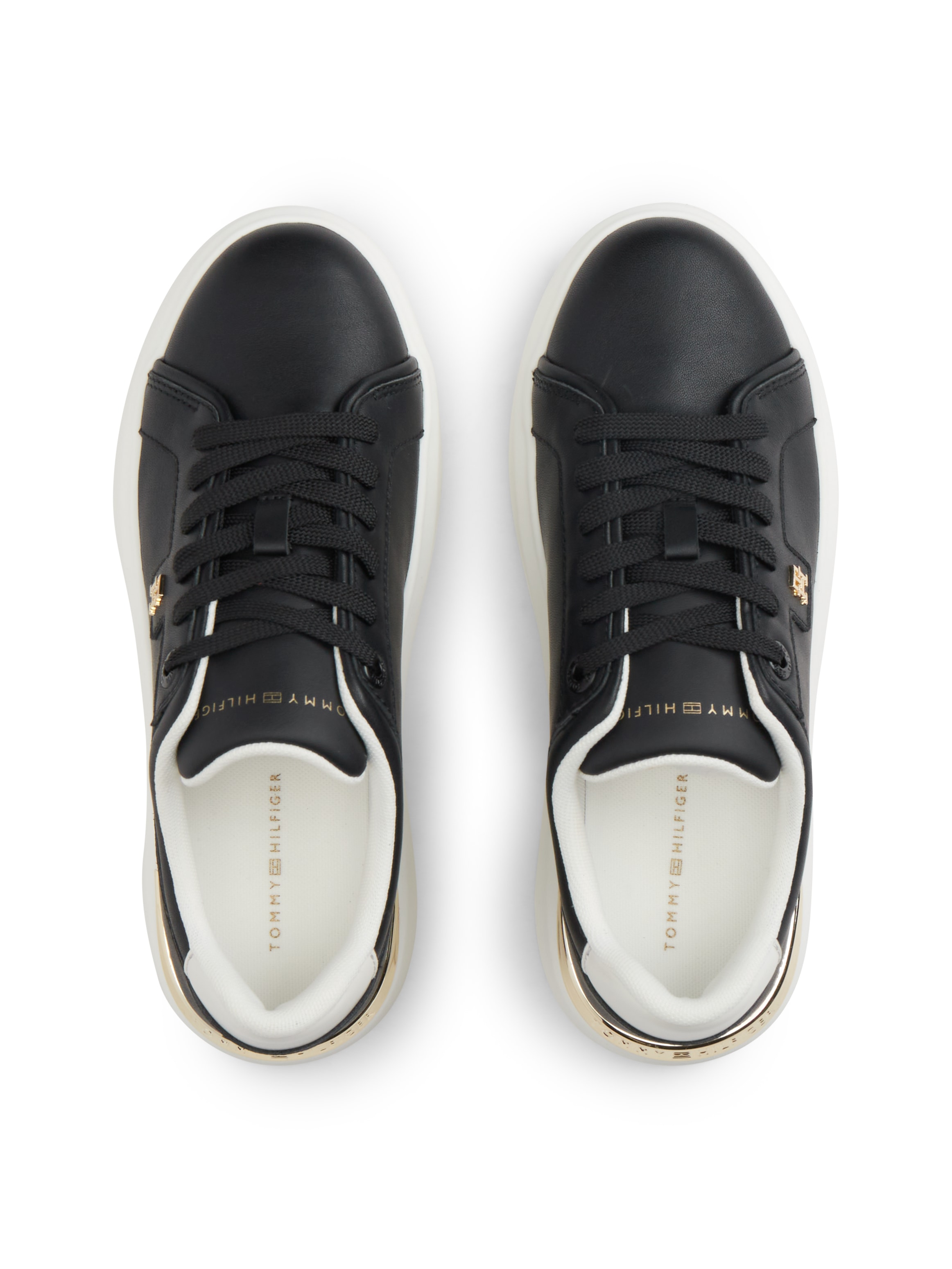 Tommy Hilfiger Plateausneaker »TH CHIC PLATFORM«  Freizeitschuh, Halbschuh, Schnürer mit seitlichem TH-Emblem