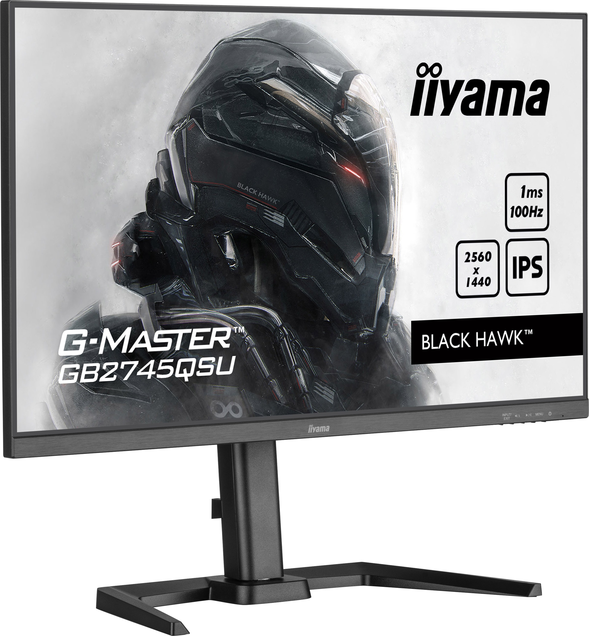 Iiyama Gaming-Monitor »G2745QSU«, 68,5 cm/27 Zoll, 2560 x 1440 px, WQHD, 1 ms Reaktionszeit, 100 Hz