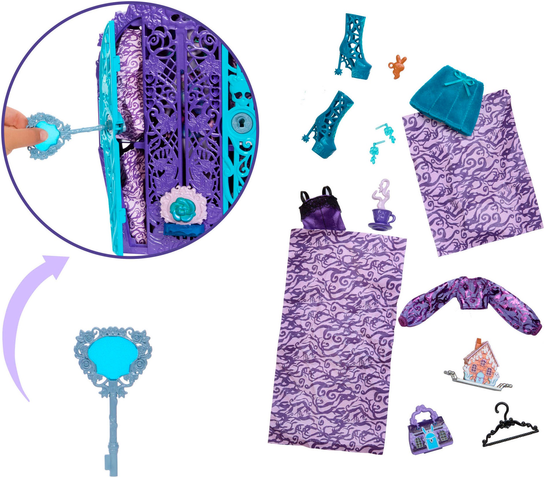 MonsterHigh™ Anziehpuppe »Skulltimate Secrets: Garden Mysteries, Twyla«