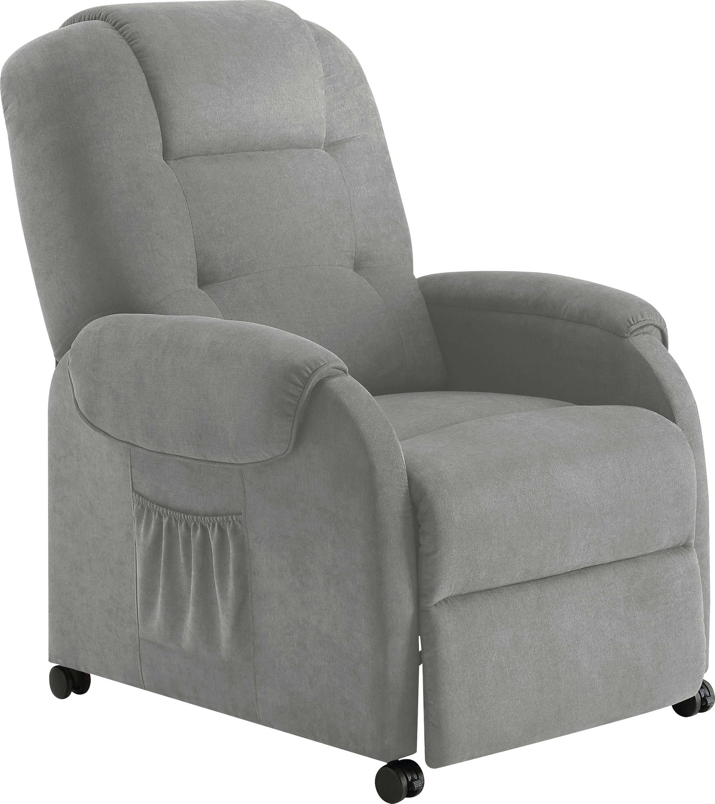 ATLANTIC home collection Relaxsessel »Tobi«, mit Relaxfunktion, Federkern & Aufbewahrungstasche