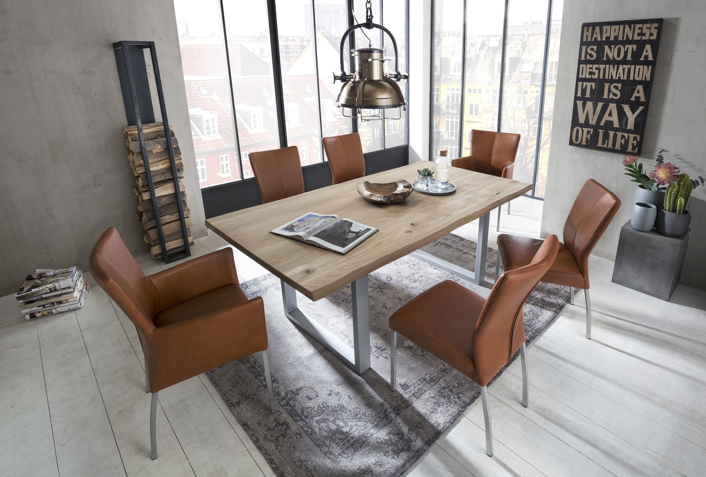 SIT Esstisch »Tops&Tables«, mit Tischplatte aus Akazie mit Baumkante wie ge günstig online kaufen