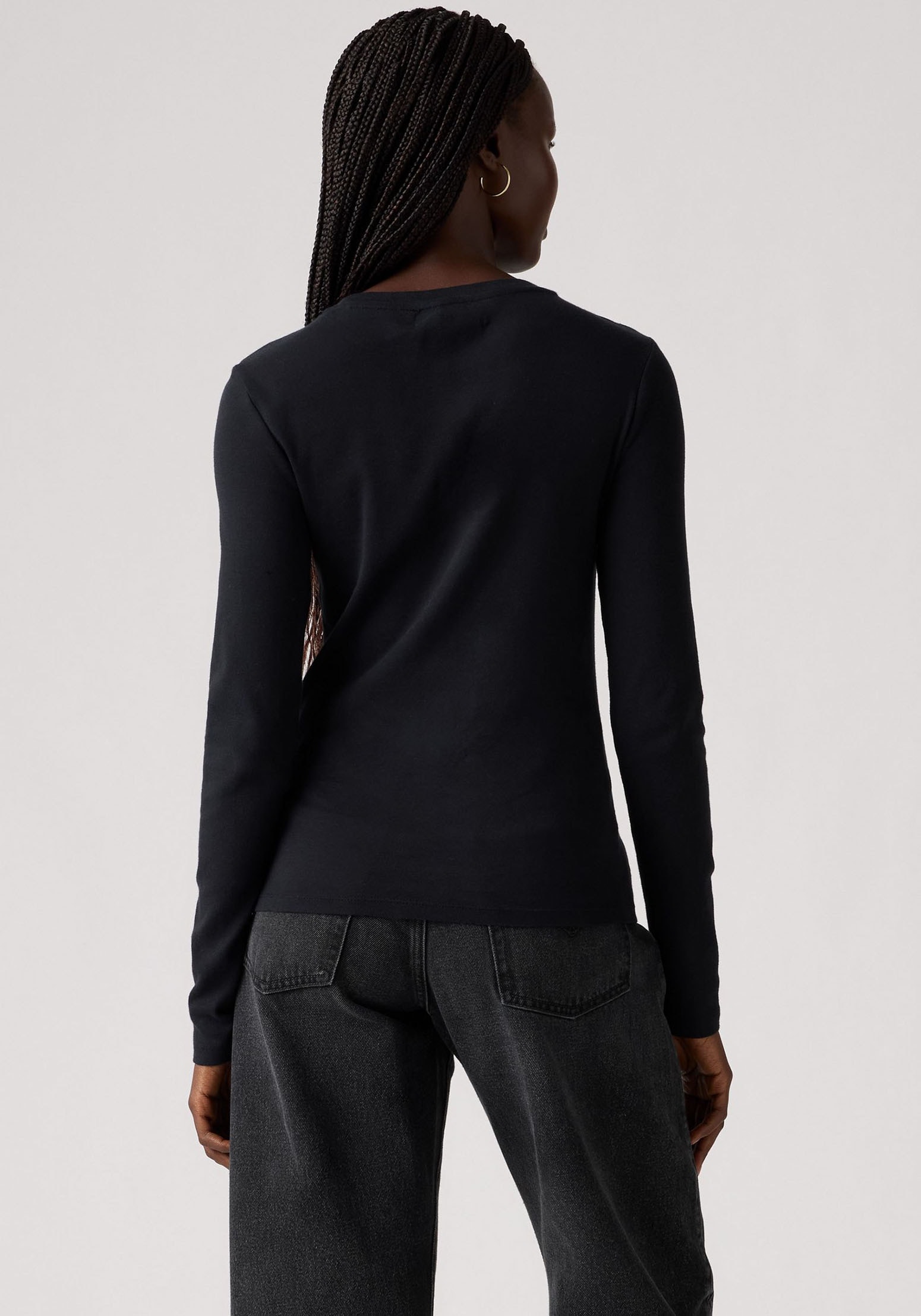 Levi's® Langarmshirt »GR ESSENTIAL LS T« mit Glitzersteinen