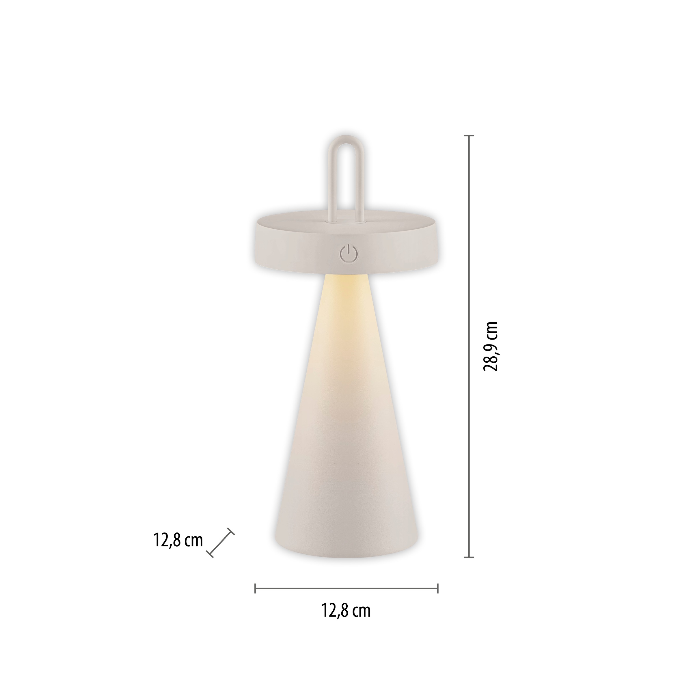 JUST LIGHT Tischleuchte »ALWA«, 1 flammig, Leuchtmittel LED-Modul | LED fest integriert, Akkuleuchte