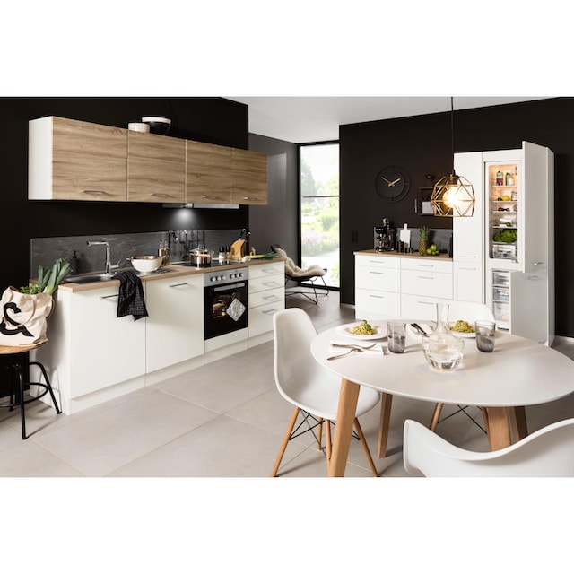 HELD MÖBEL Küchenzeile »Visby«, ohne E-Geräte, 330 cm, für  Kühl/Gefrierkombination und Geschirrspüler online kaufen