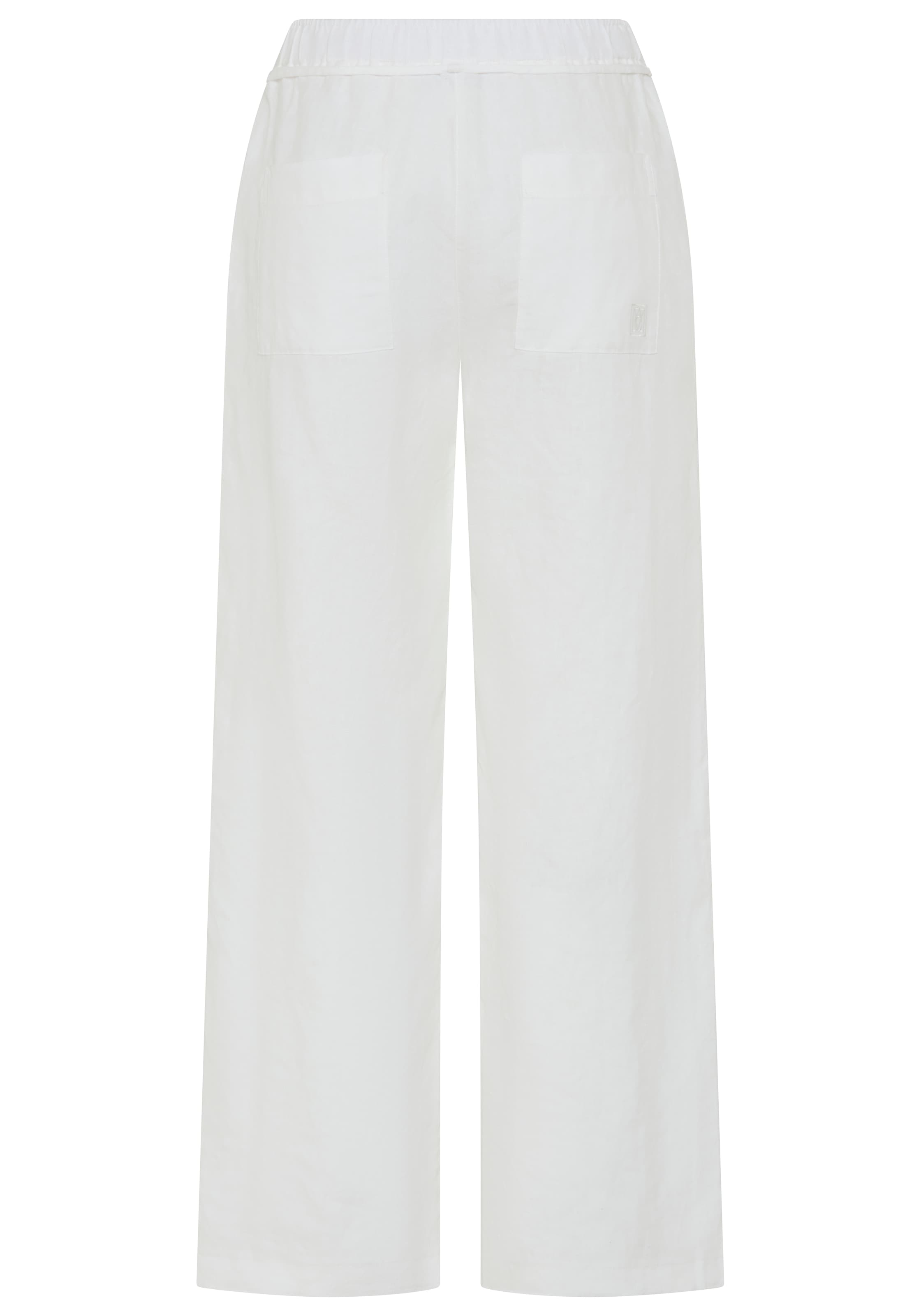 MAC Leinenhose »CHIARA BELT«  Sommerhose Wide Fit, mit geradem, weitem Bein