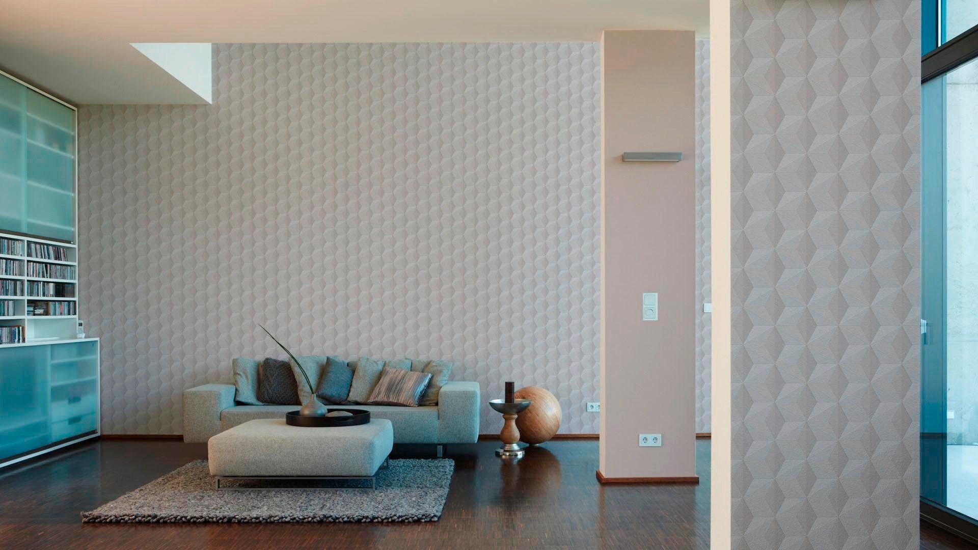 living walls Vliestapete »Life«, 3D-Optik-geometrisch-grafisch, 3D Tapete Geometrisch